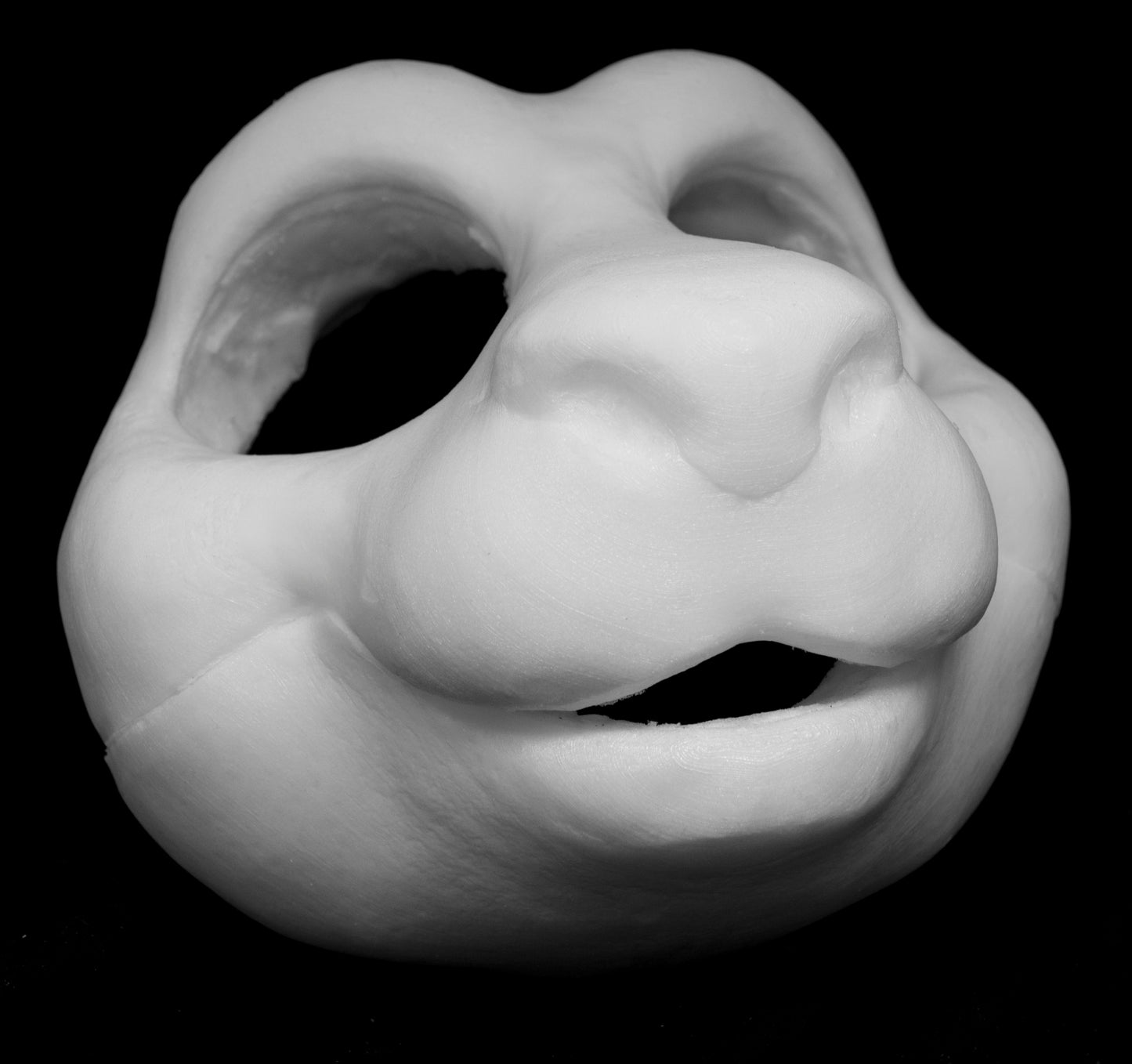 Kemono Monkey / small critter soft foam head base for costumes, mascots and fursuits.