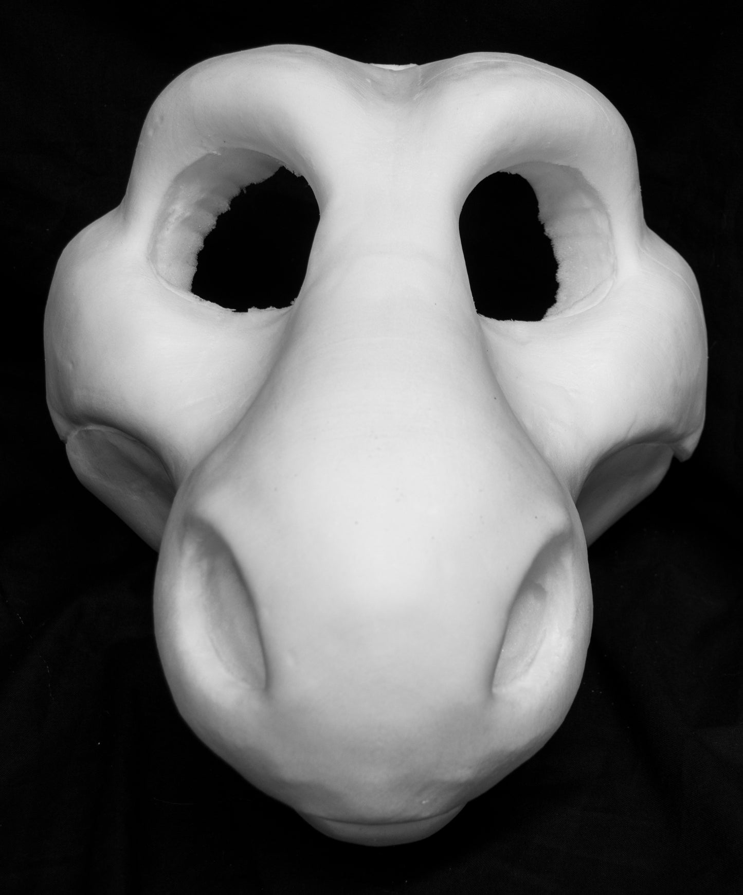 Angel Dragon foam head base for costumes, mascots and fursuits.