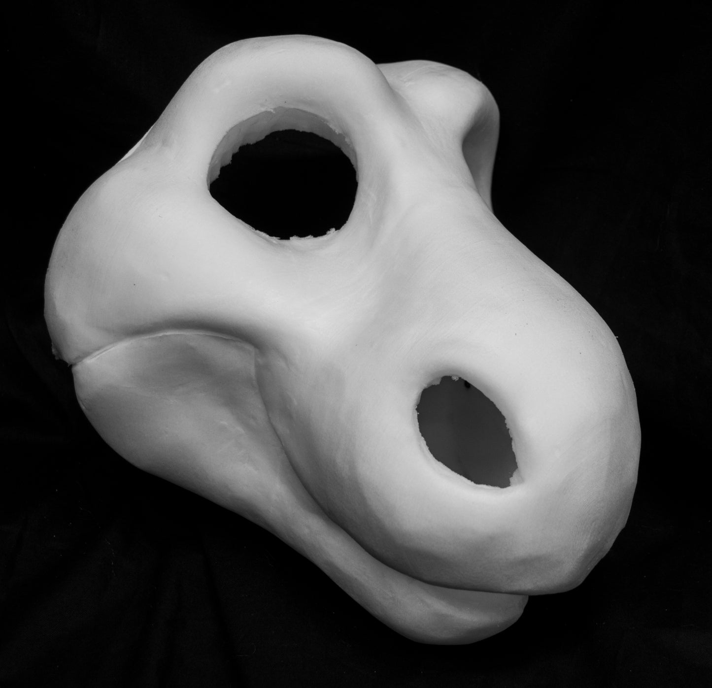 Angel Dragon foam head base for costumes, mascots and fursuits.