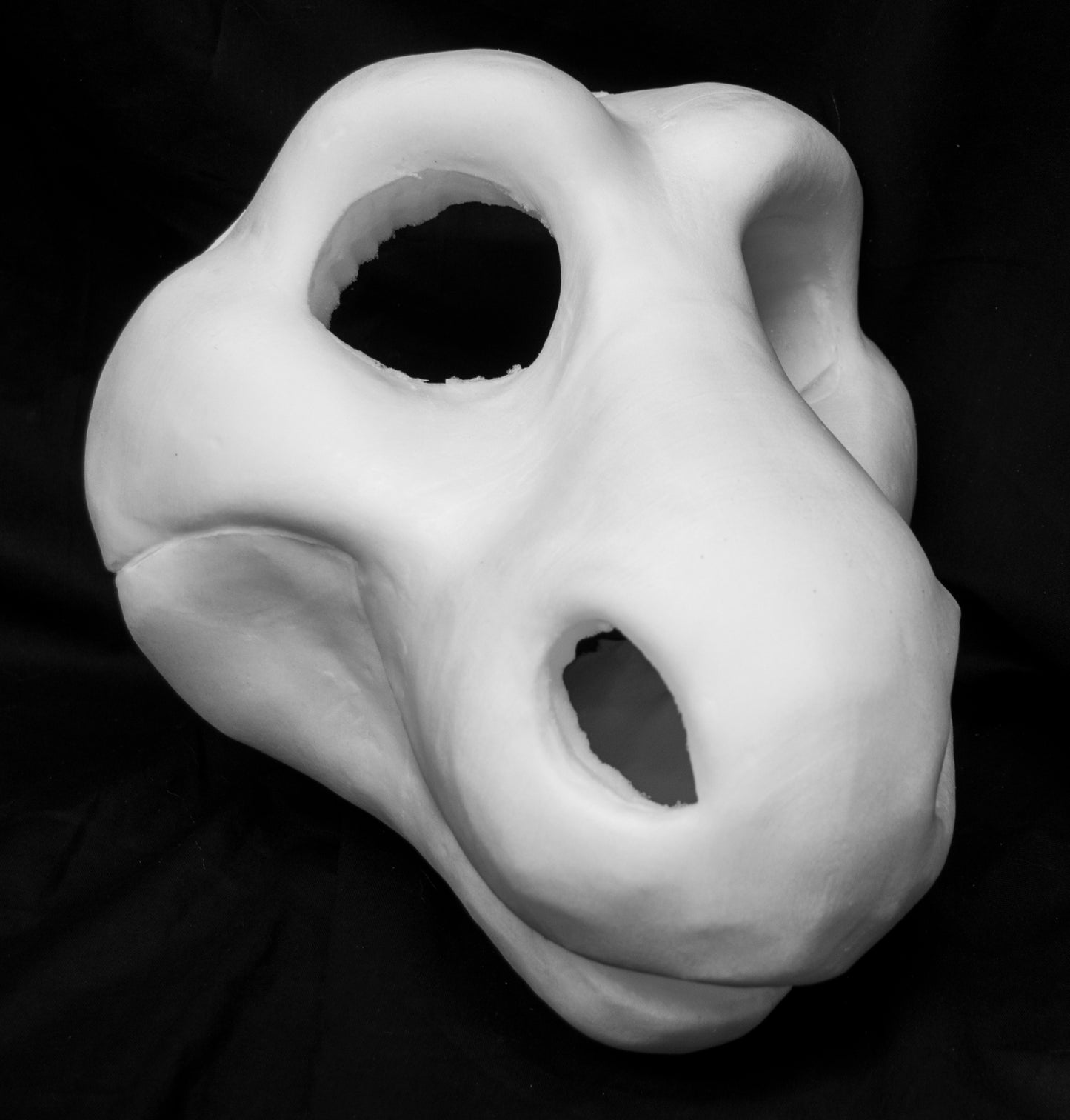 Angel Dragon foam head base for costumes, mascots and fursuits.