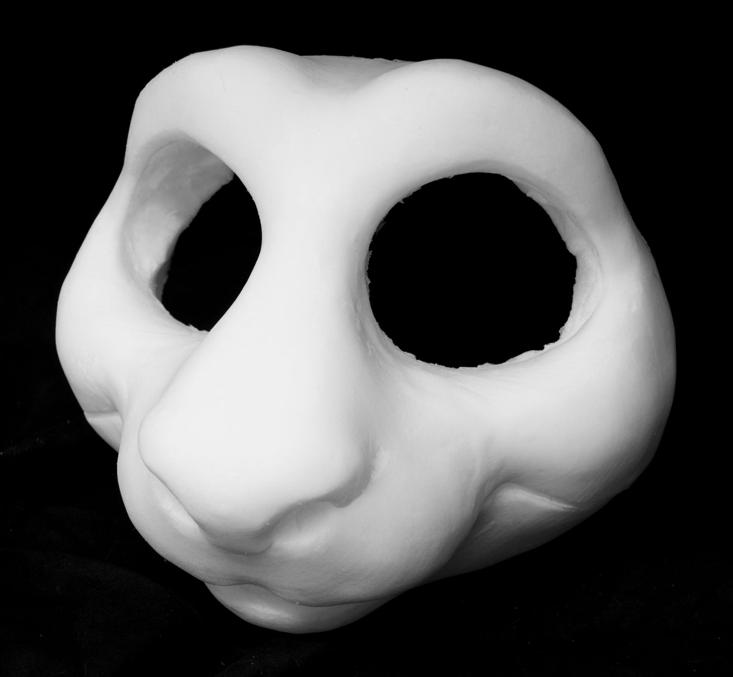 Kemono Monkey / small critter soft foam head base for costumes, mascots and fursuits.