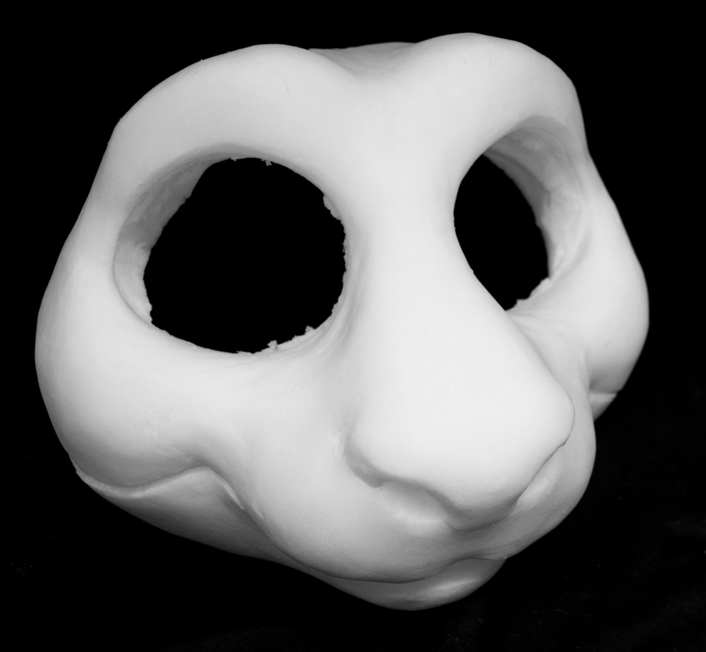 Kemono Monkey / small critter soft foam head base for costumes, mascots and fursuits.