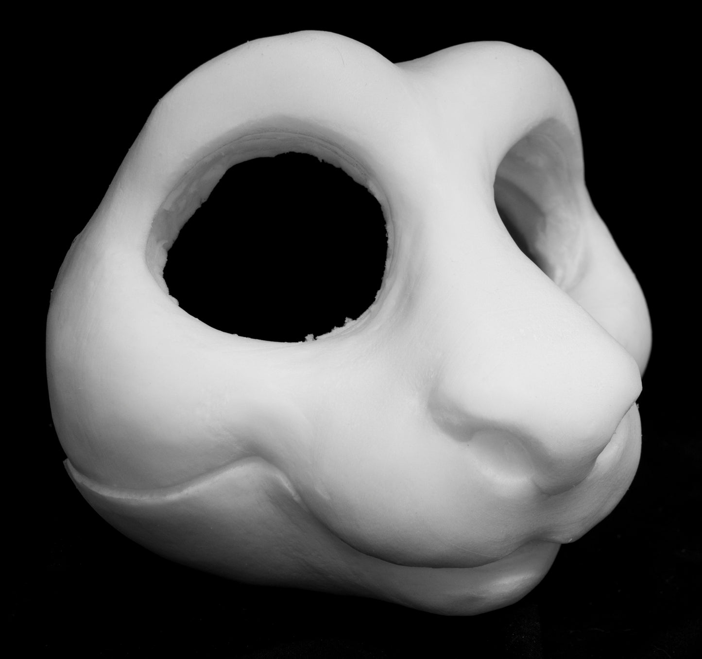 Kemono Monkey / small critter soft foam head base for costumes, mascots and fursuits.
