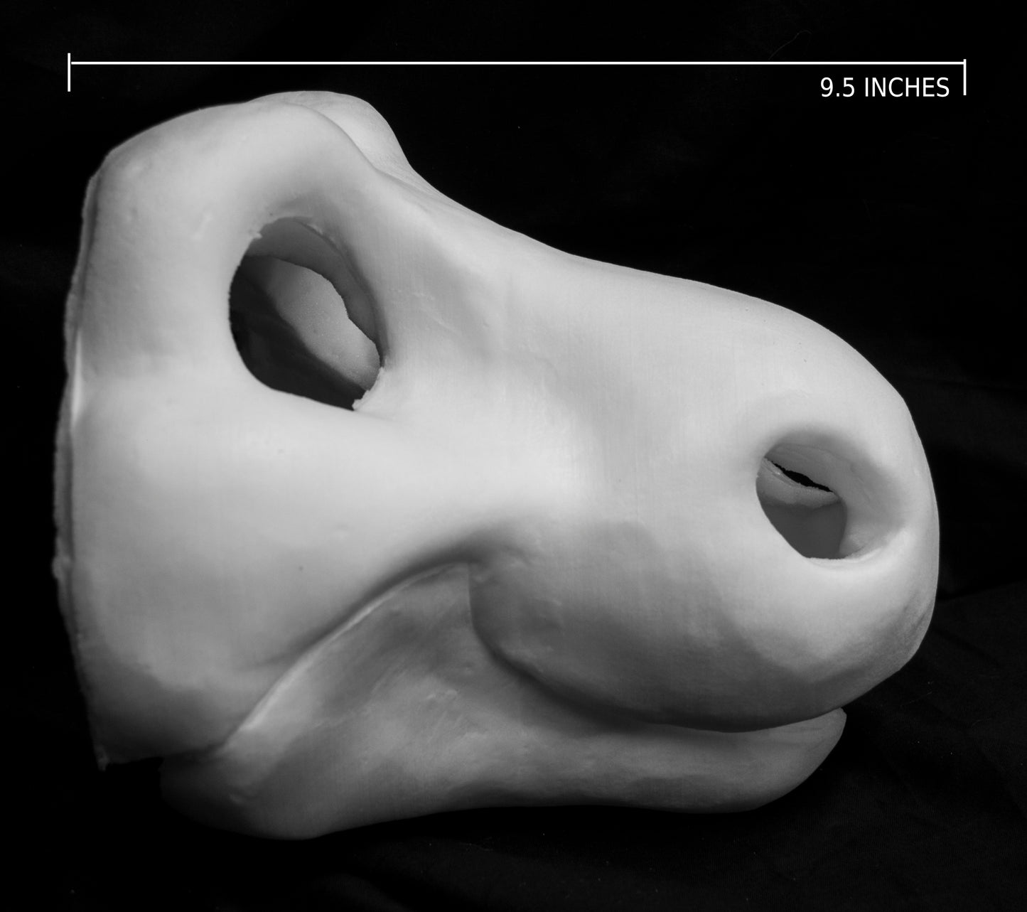 Angel Dragon foam head base for costumes, mascots and fursuits.