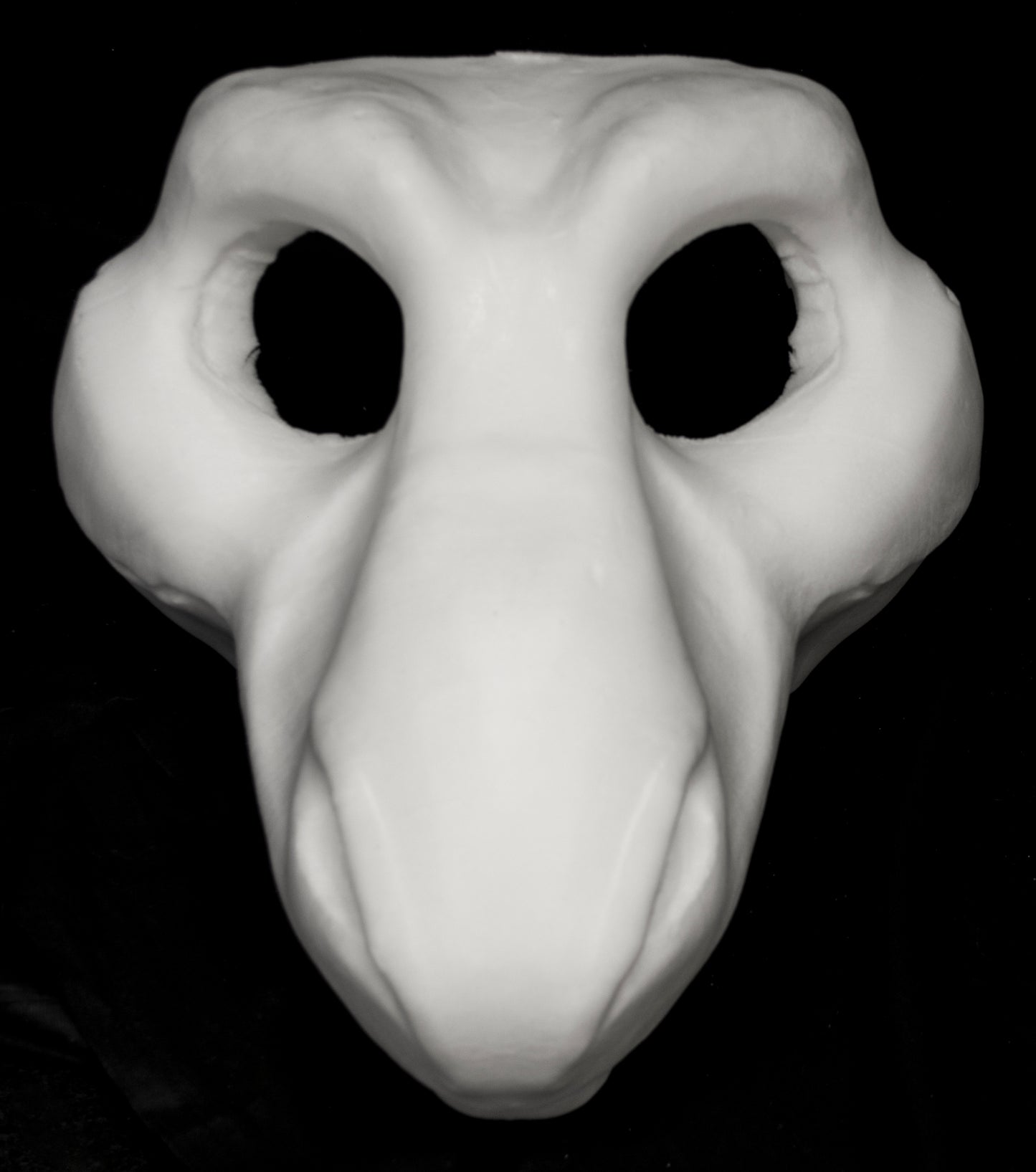Cut & carved Dinosaur foam head base for costumes, mascots and fursuits.