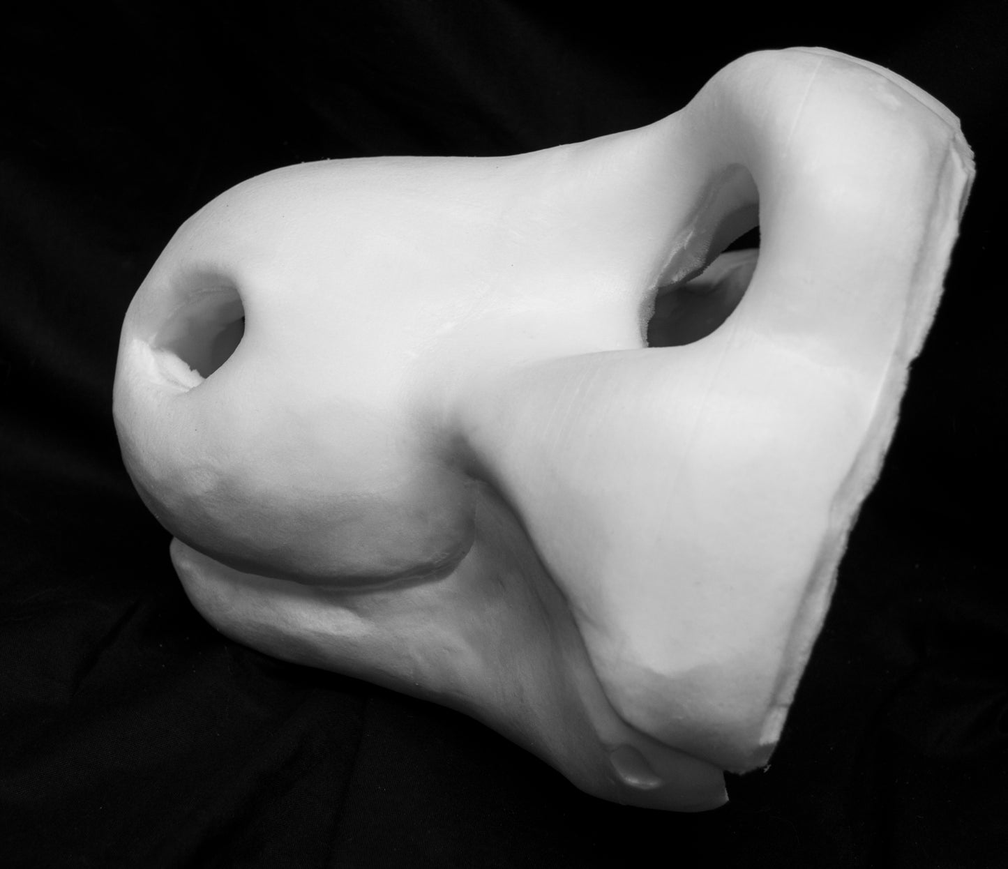Angel Dragon foam head base for costumes, mascots and fursuits.