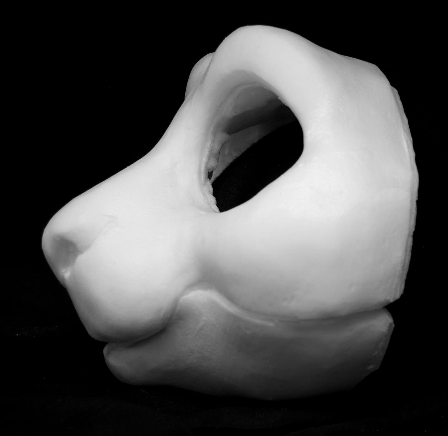 Kemono Monkey / small critter soft foam head base for costumes, mascots and fursuits.