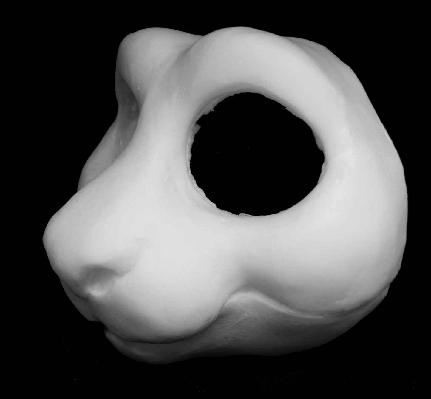 Kemono Monkey / small critter soft foam head base for costumes, mascots and fursuits.