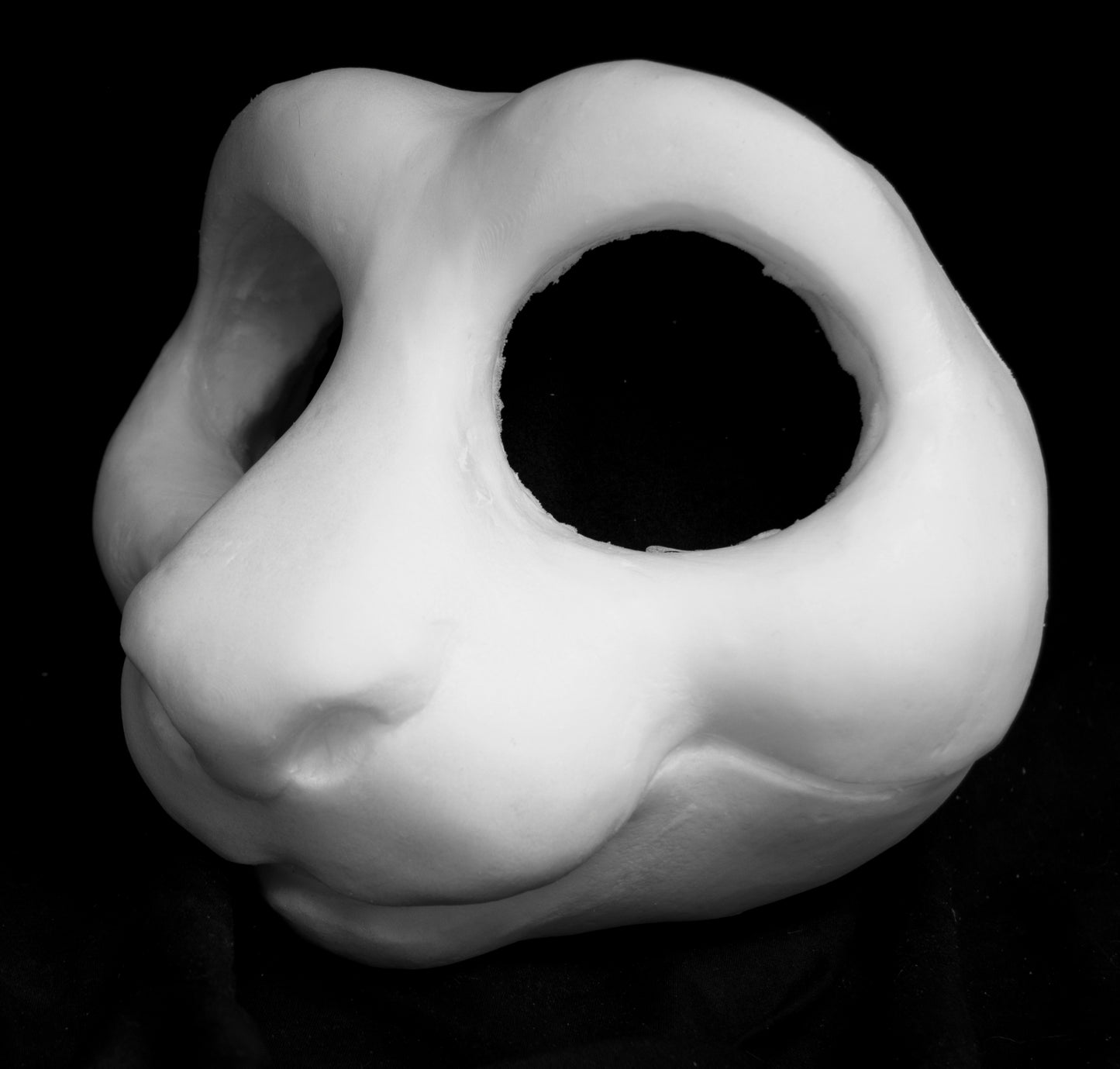 Kemono Monkey / small critter soft foam head base for costumes, mascots and fursuits.