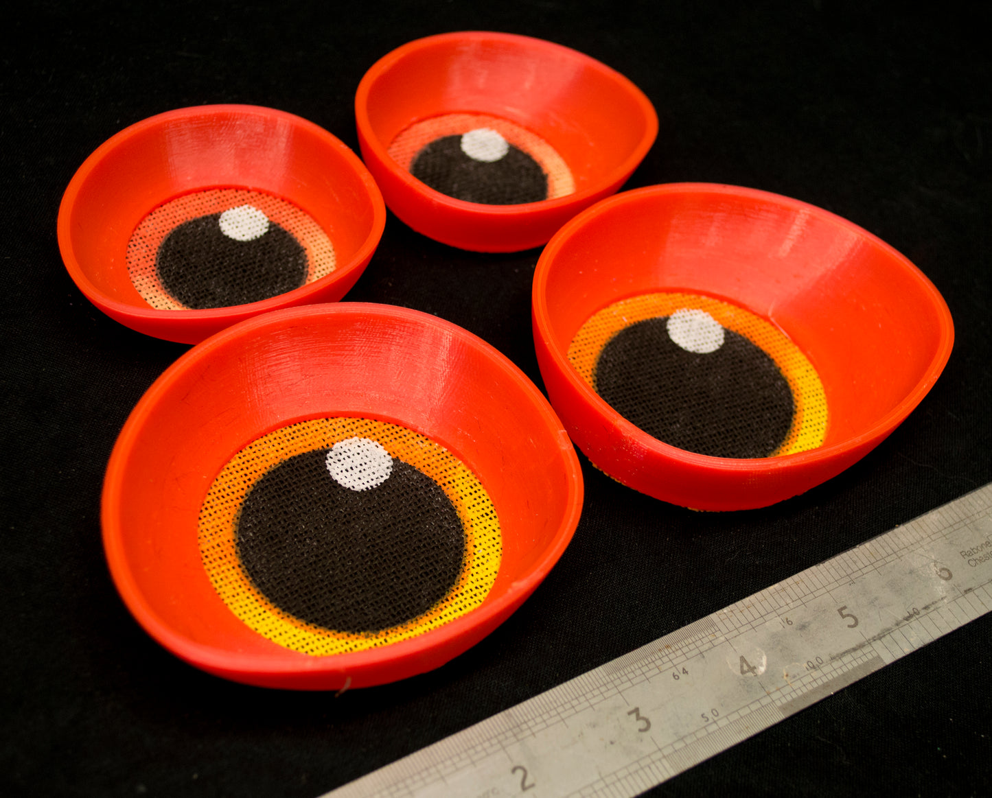 Custom painted Toony eyes for costumes, (regular and large options) fursuits and mascots (1 pair) Waterproof