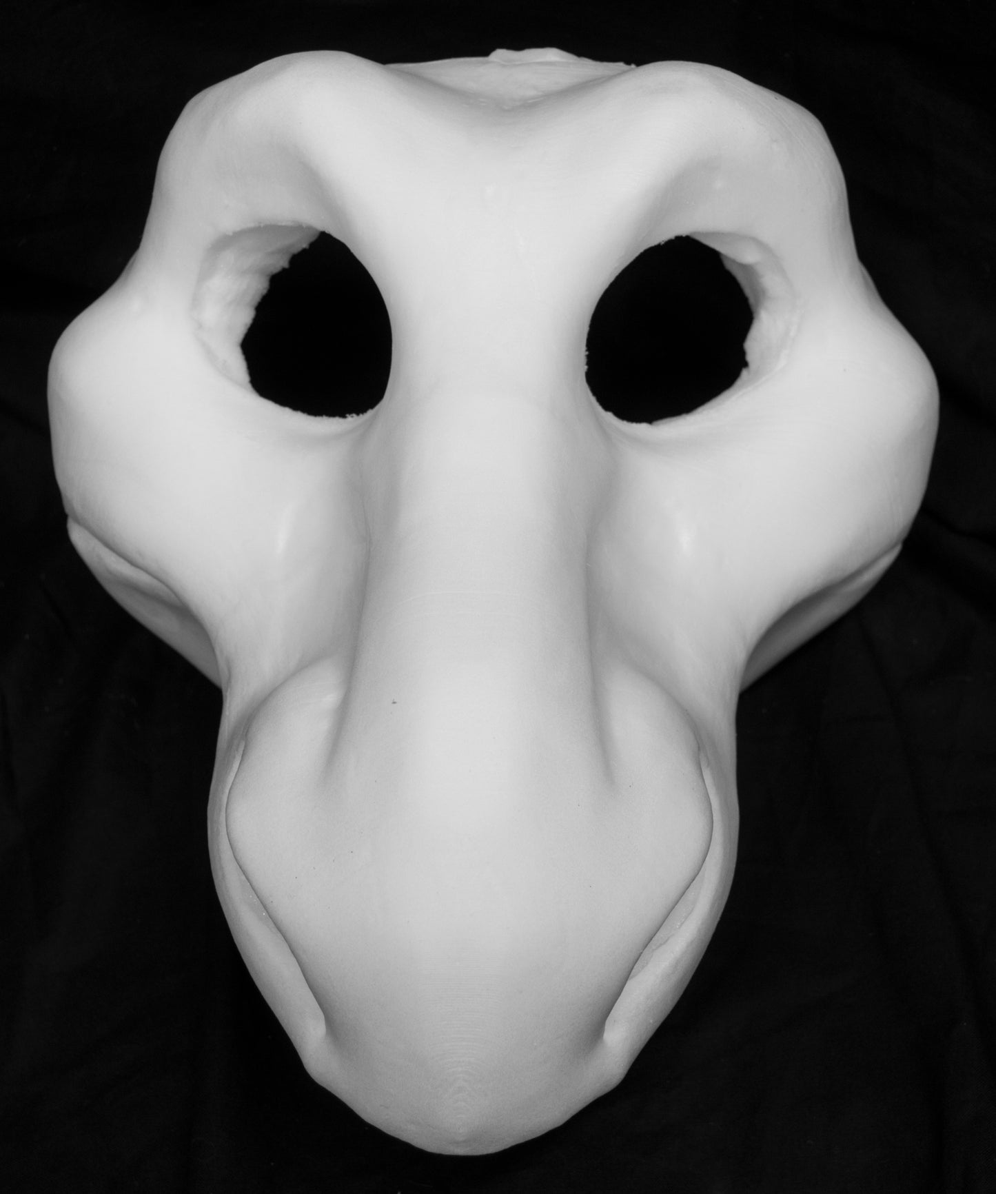 Dragon foam head base for costumes, mascots and fursuits.