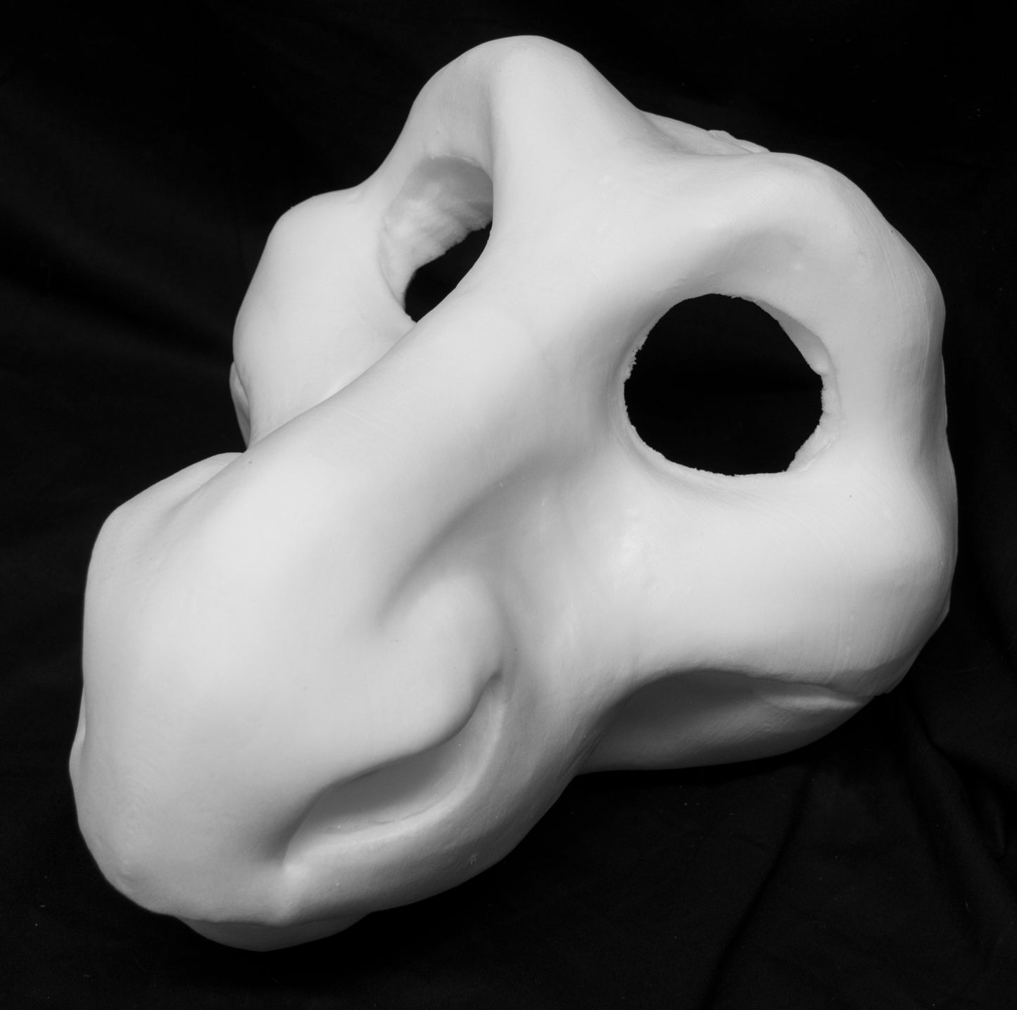 Dragon foam head base for costumes, mascots and fursuits.