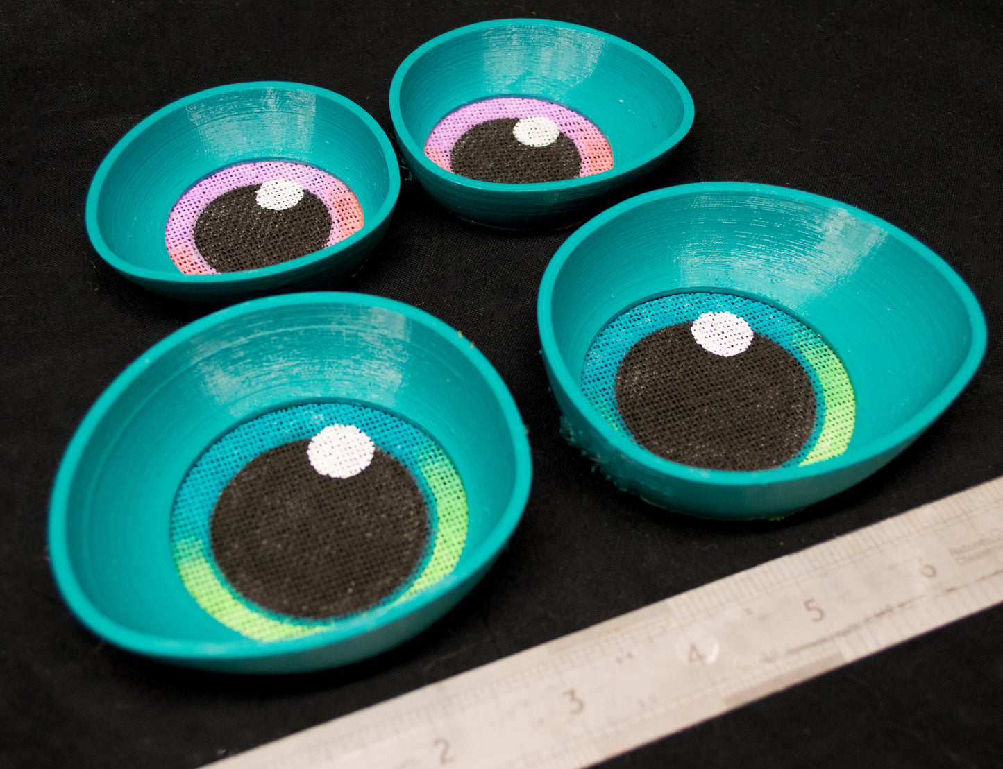 Custom painted Toony eyes for costumes, (regular and large options) fursuits and mascots (1 pair) Waterproof