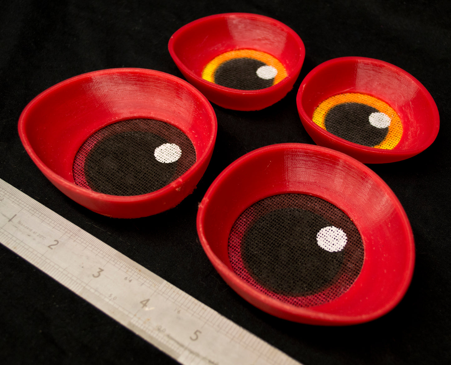 Custom painted Toony eyes for costumes, (regular and large options) fursuits and mascots (1 pair) Waterproof