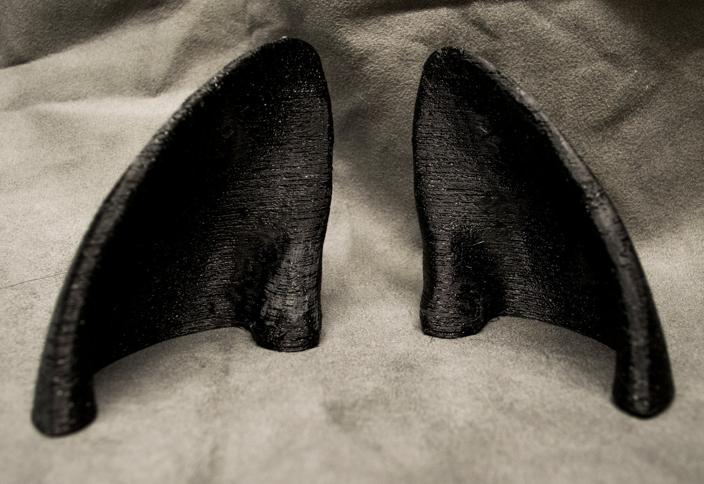 Pointed canine ear blanks, soft foam for LARP, festivals, costumes, mascots and fursuits (1 pair)