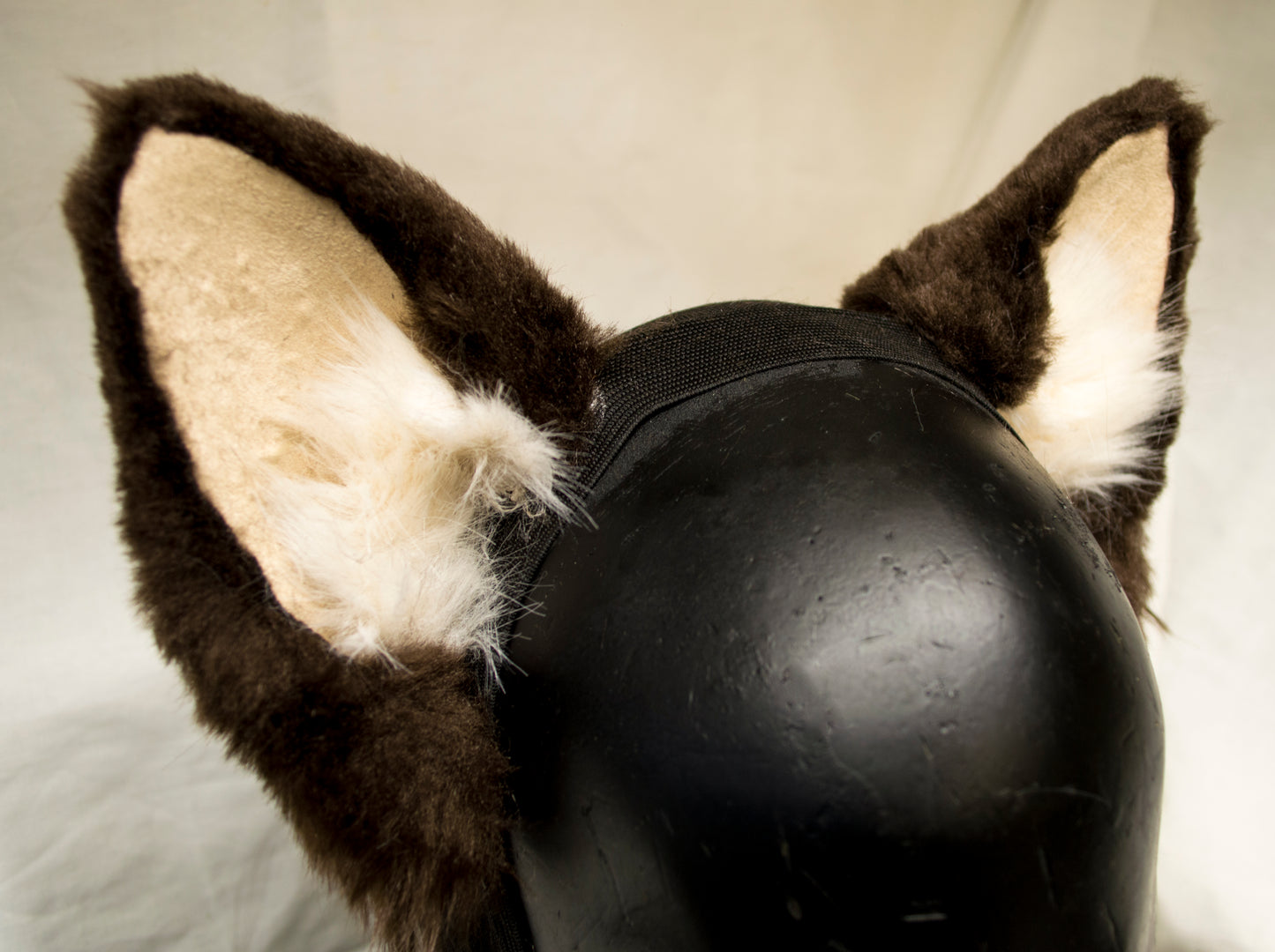 Pointed canine ear blanks, soft foam for LARP, festivals, costumes, mascots and fursuits (1 pair)