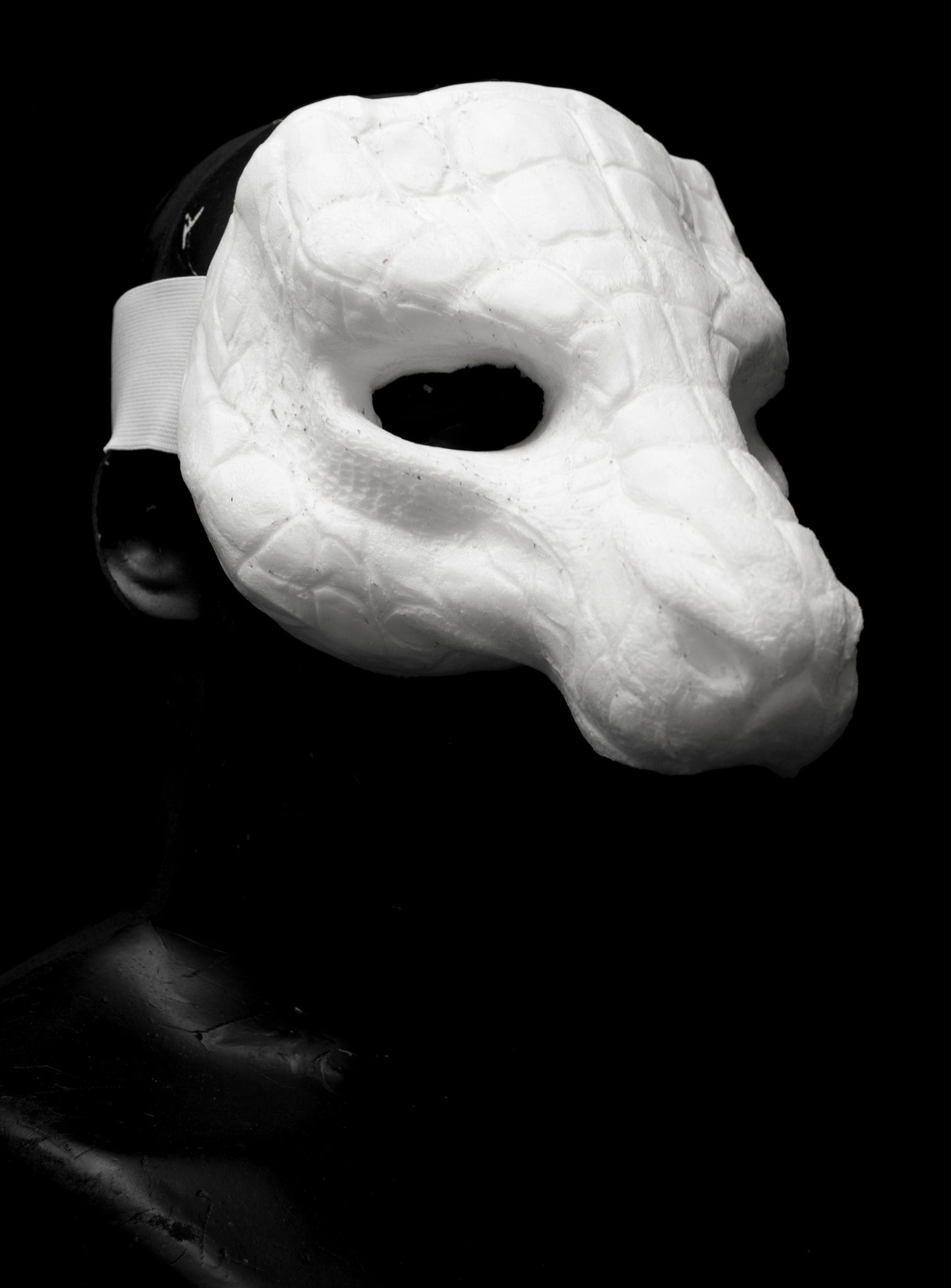 Dragon / Reptilian Mask for LARP, soft foam for safe combat