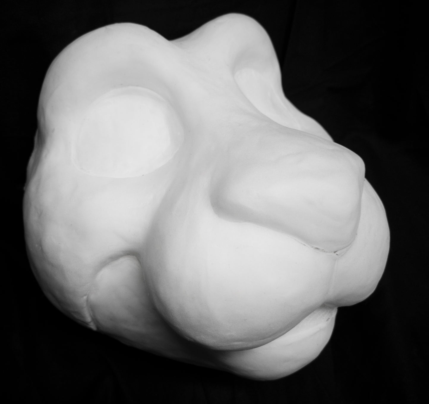 Otter soft foam head base for costumes, mascots and fursuits.