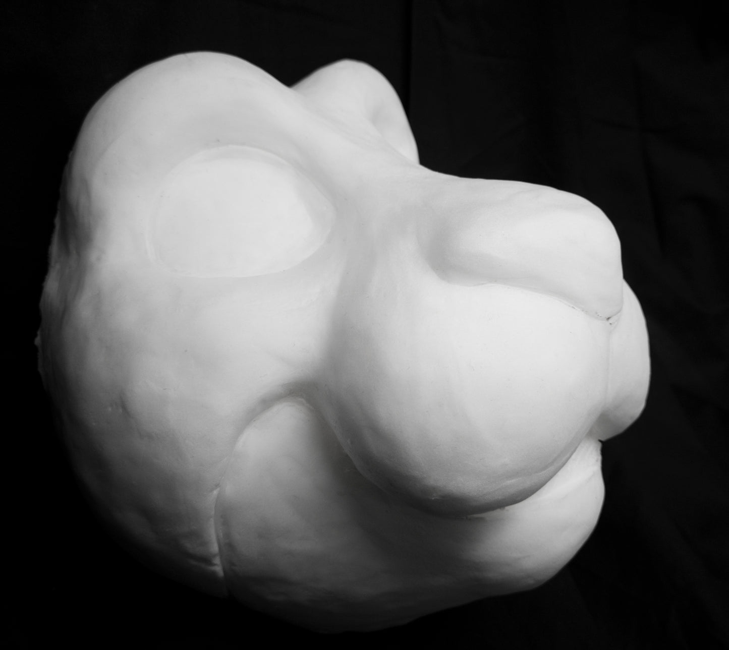 Otter soft foam head base for costumes, mascots and fursuits.