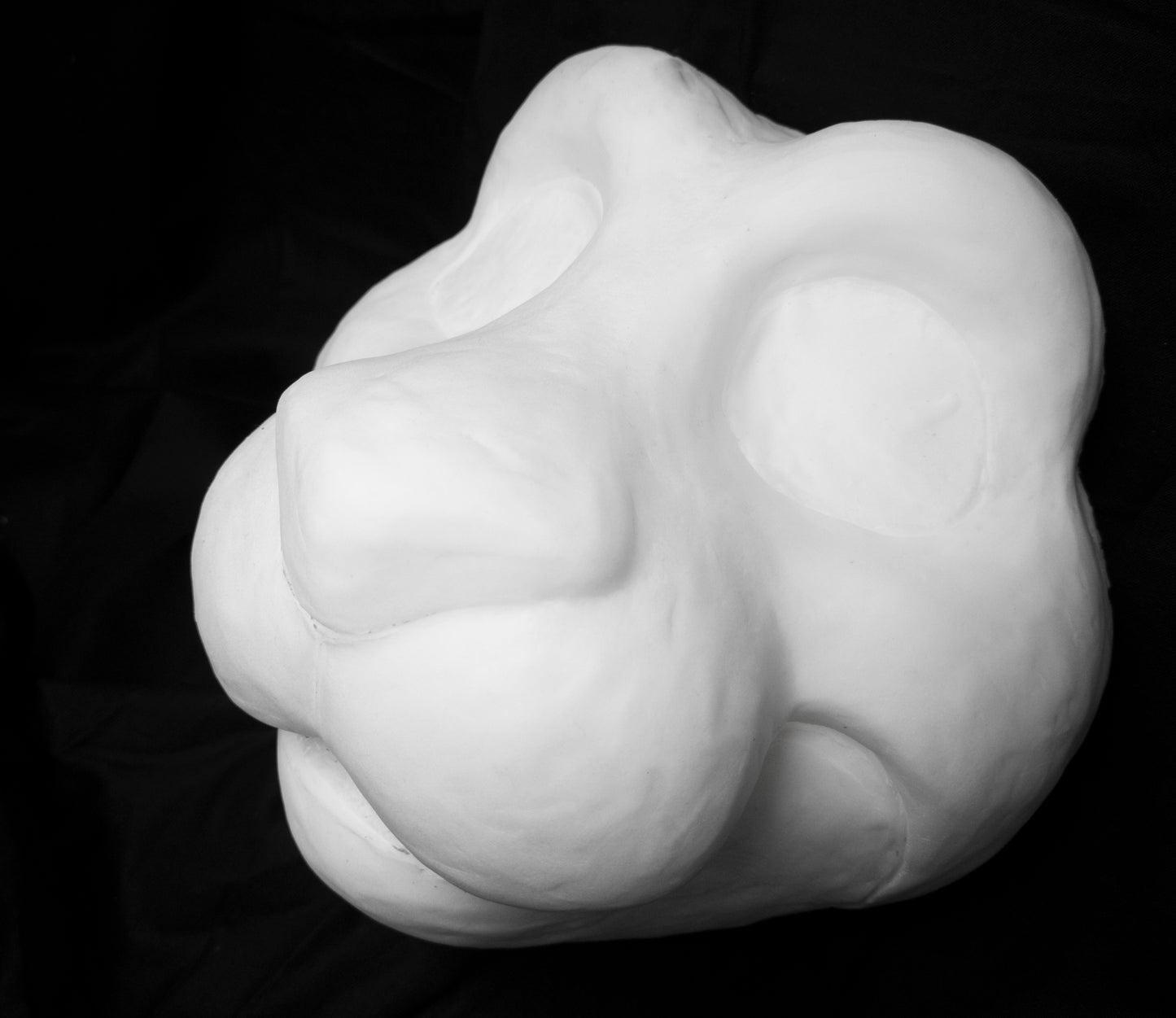 Otter soft foam head base for costumes, mascots and fursuits.