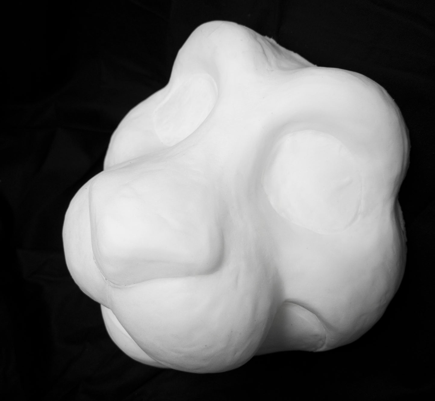 Otter soft foam head base for costumes, mascots and fursuits.