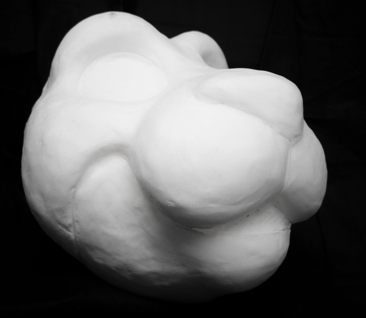 Otter soft foam head base for costumes, mascots and fursuits.