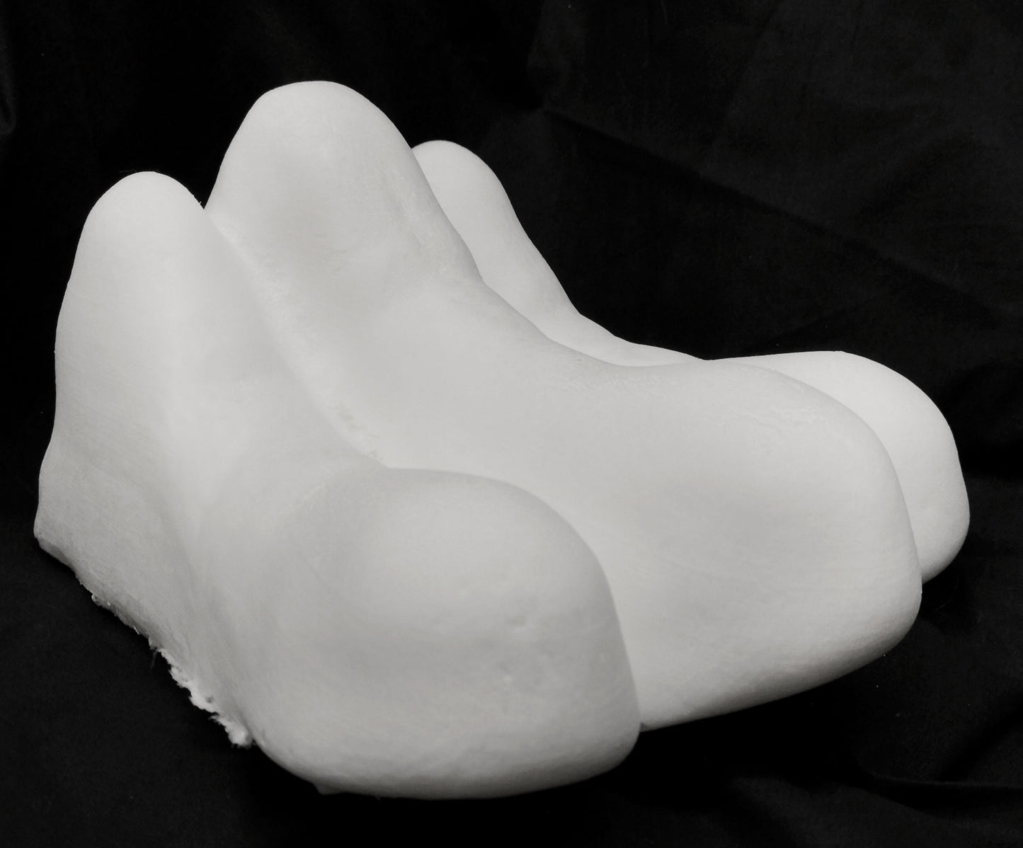 Three toe paw padding for costumes, mascots and fursuits