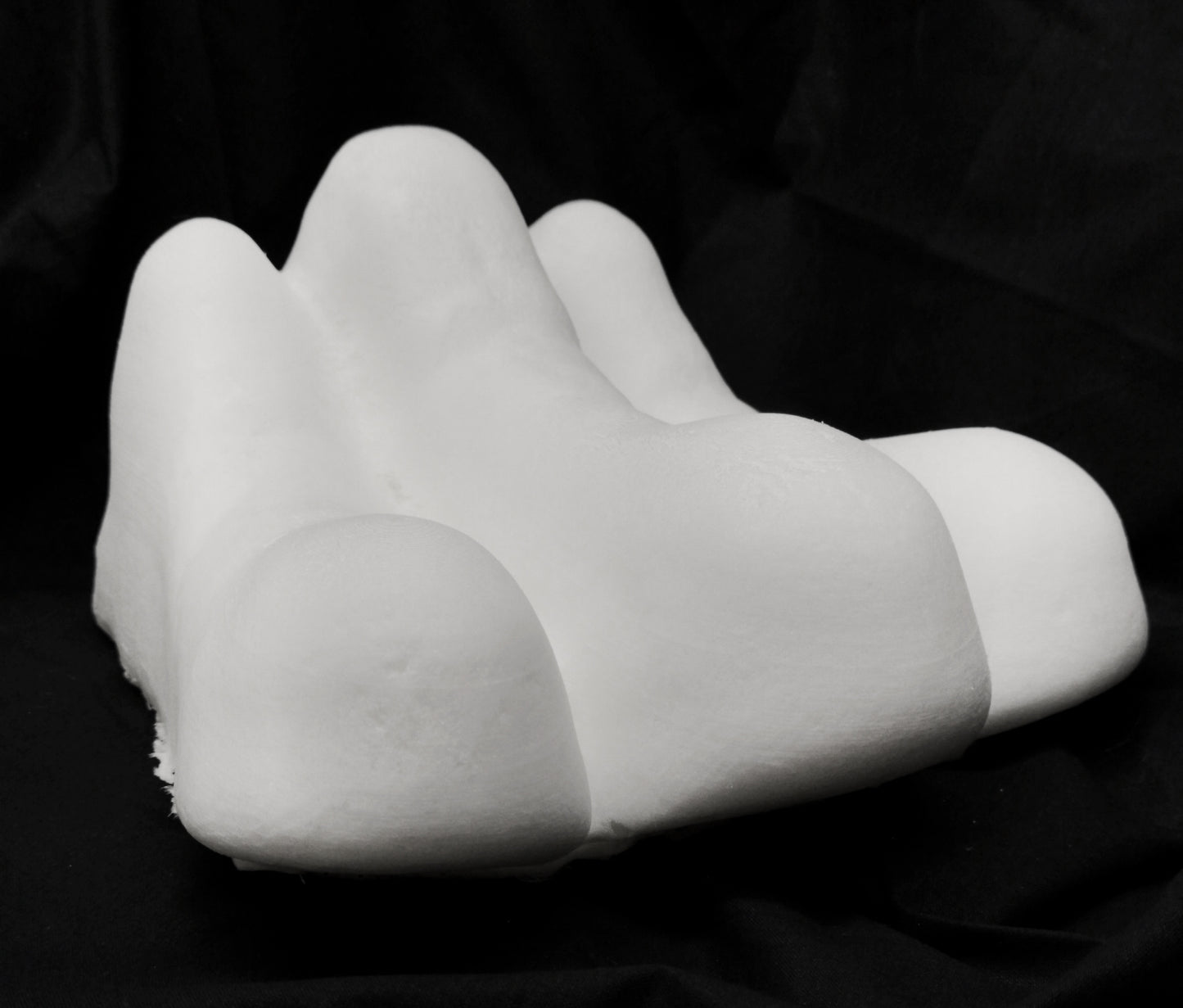 Three toe paw padding for costumes, mascots and fursuits