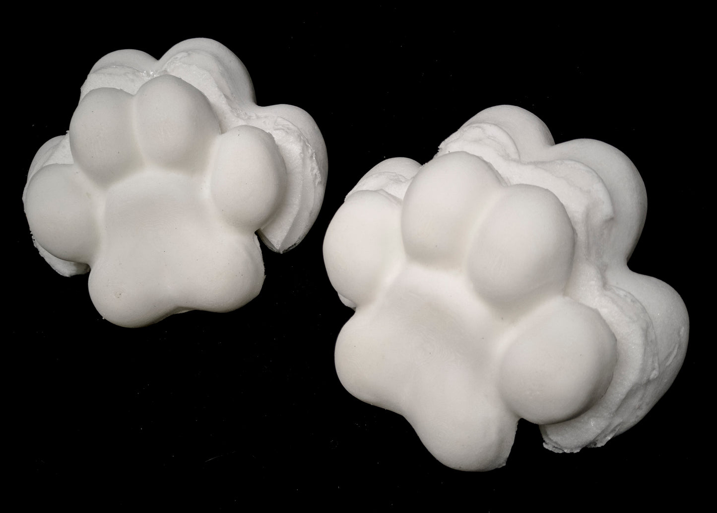 Large puffy paw pads for costumes, mascots and fursuits (One pair)