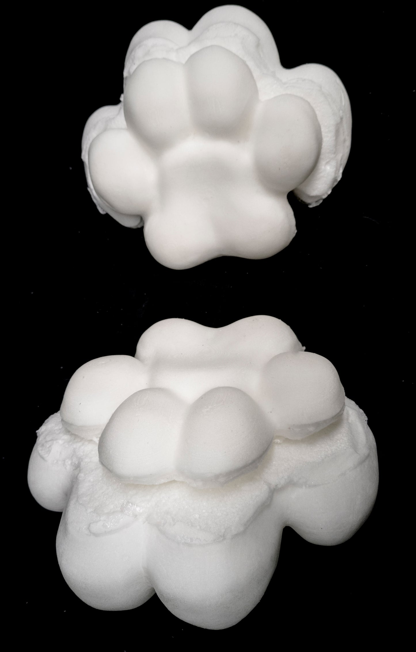 Large puffy paw pads for costumes, mascots and fursuits (One pair)