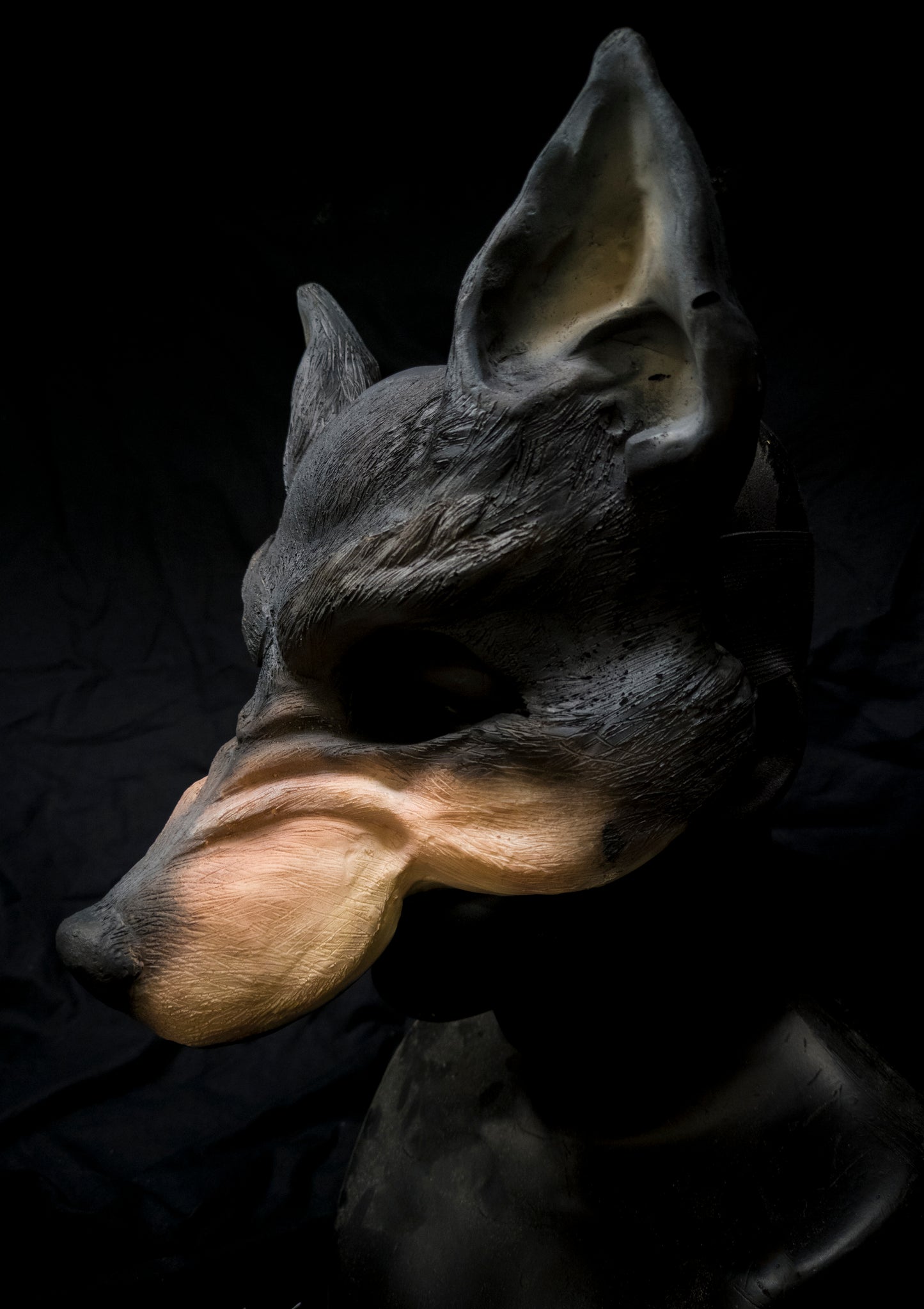 Werewolf Mask for LARP, soft foam