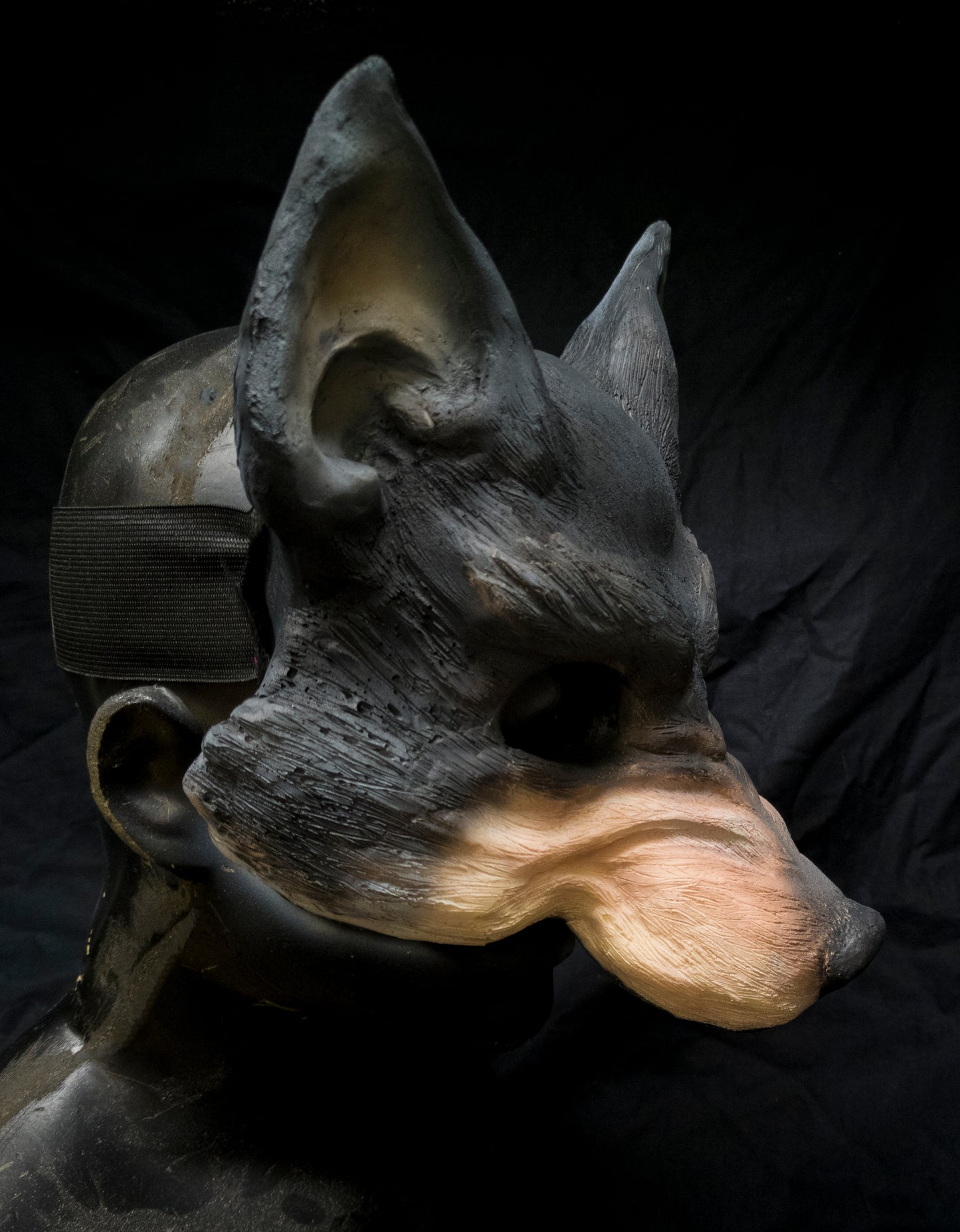 Werewolf Mask for LARP, soft foam
