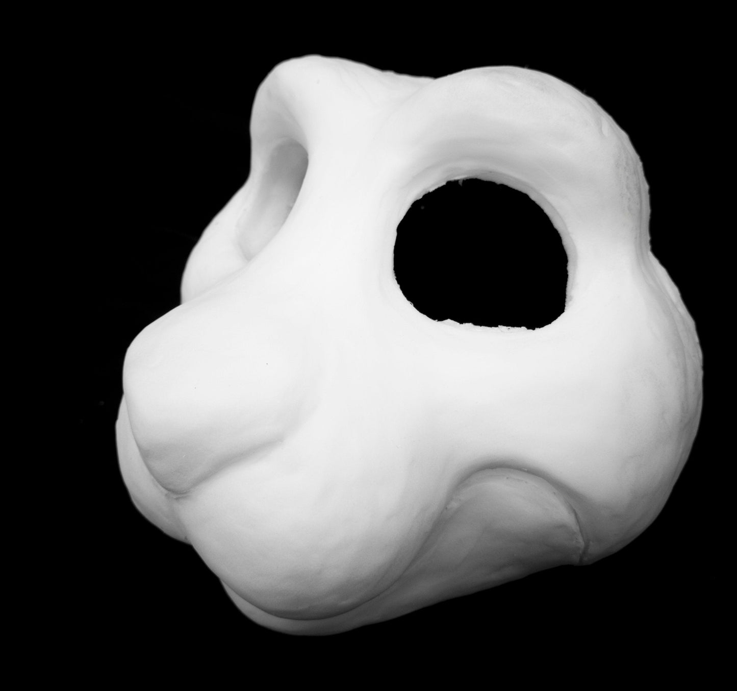 Critter soft foam head base for costumes, mascots and fursuits.