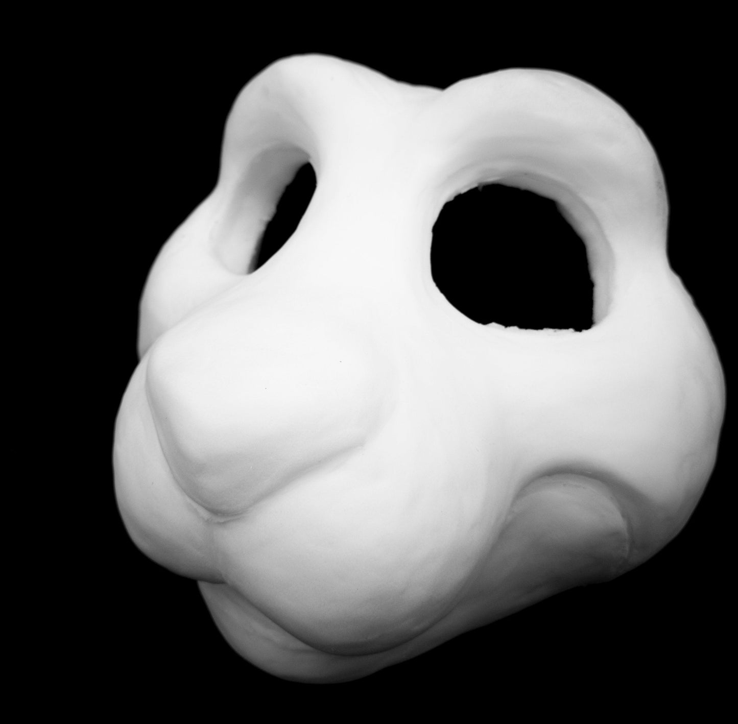 Critter soft foam head base for costumes, mascots and fursuits.