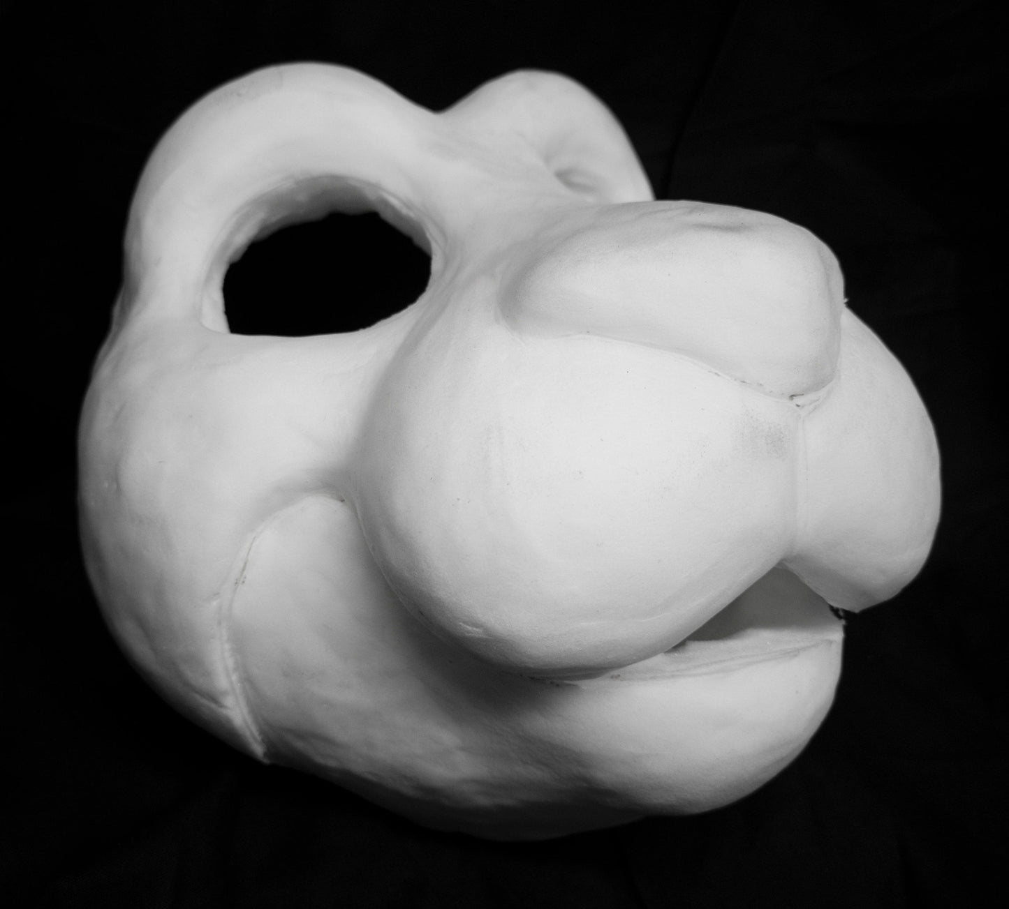 Otter soft foam head base for costumes, mascots and fursuits.