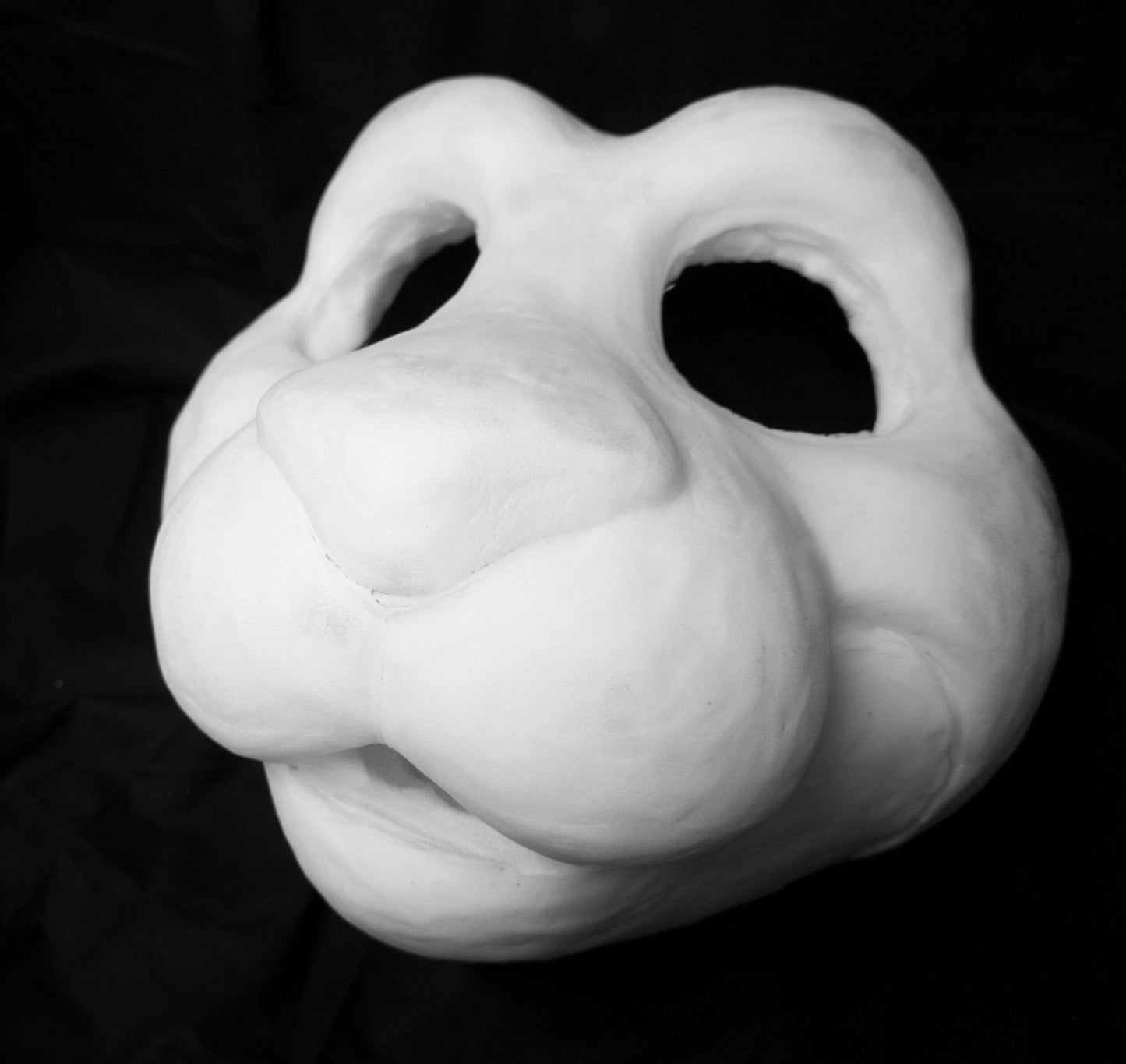 Otter soft foam head base for costumes, mascots and fursuits.