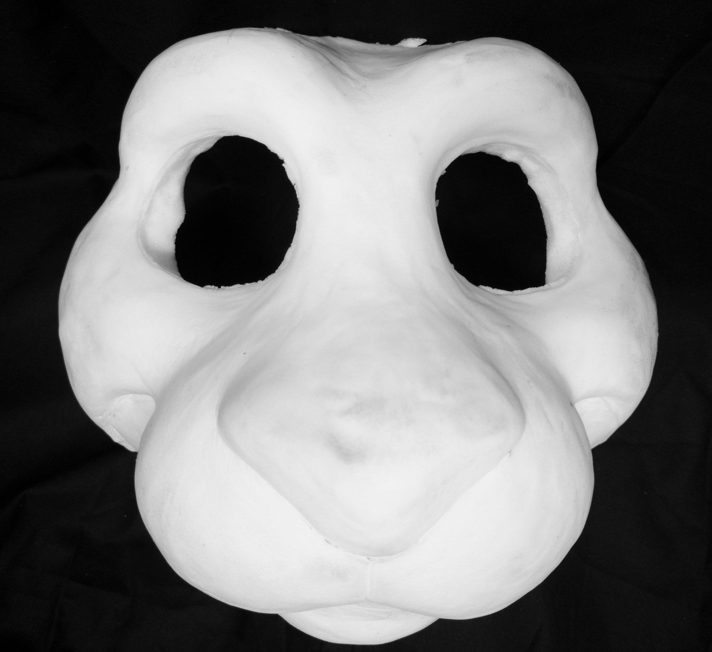 Otter soft foam head base for costumes, mascots and fursuits.