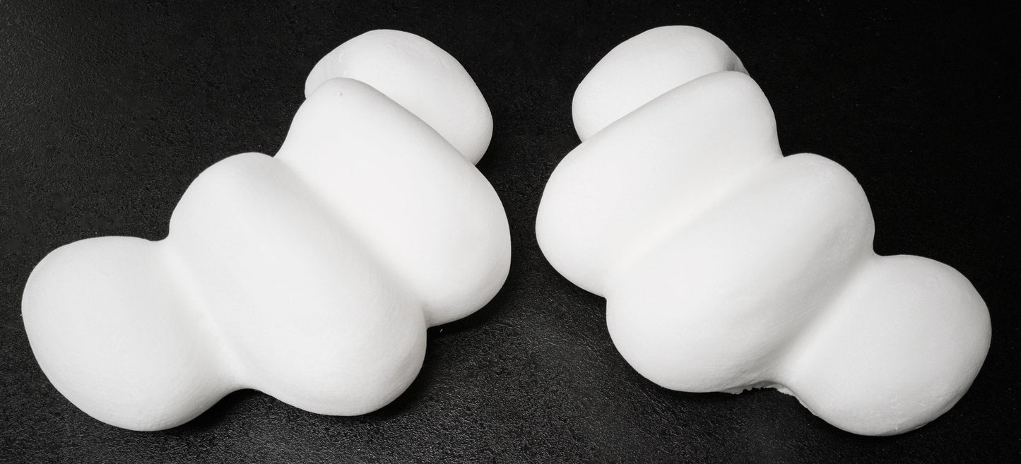 Foam paw, toe padding, to make feet for costumes, mascots and fursuits. (1 pair)