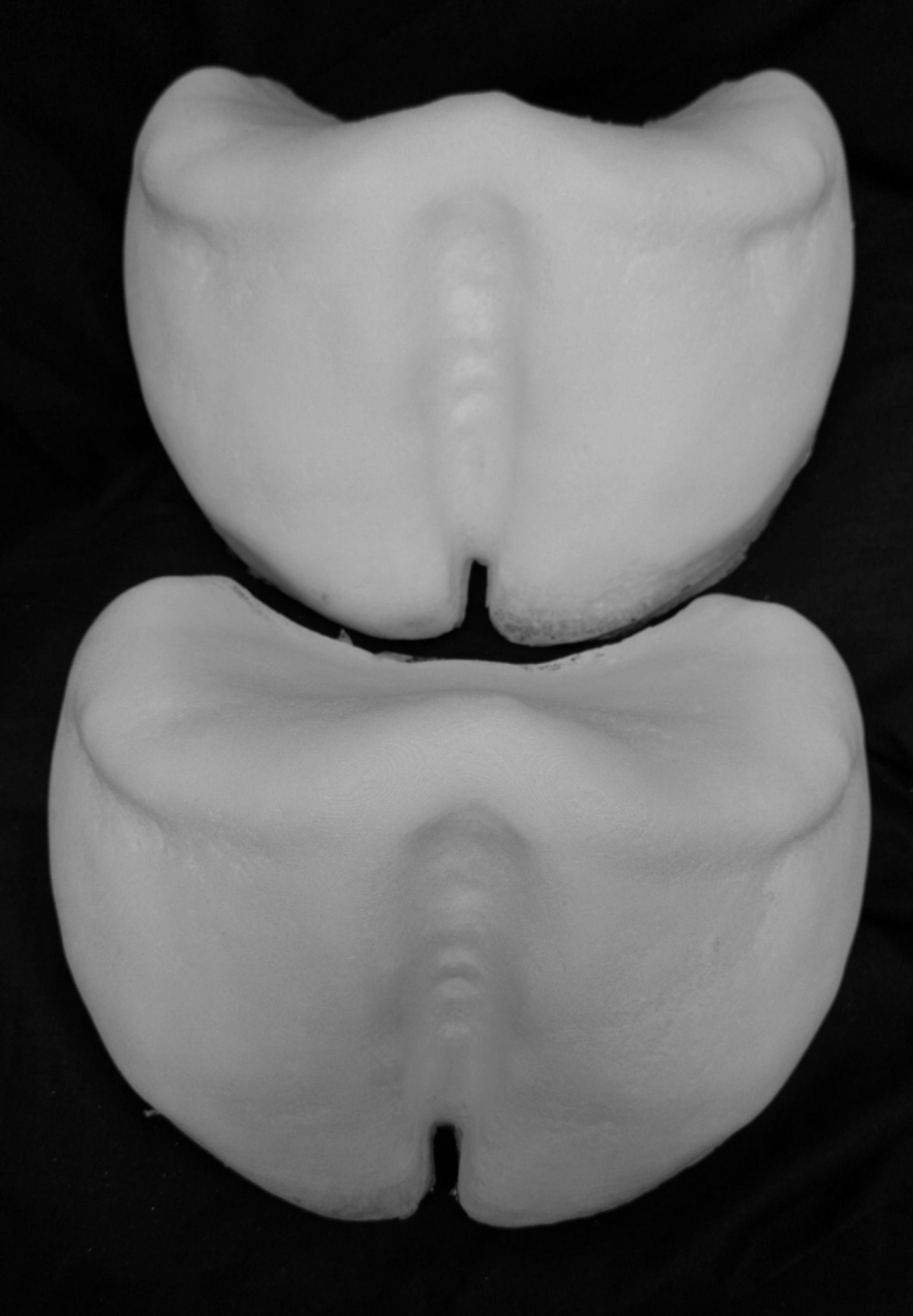Toony demon skull bundle deal: cut and carved head base, Eyes and Feet padding, for costumes mascots and fursuits.