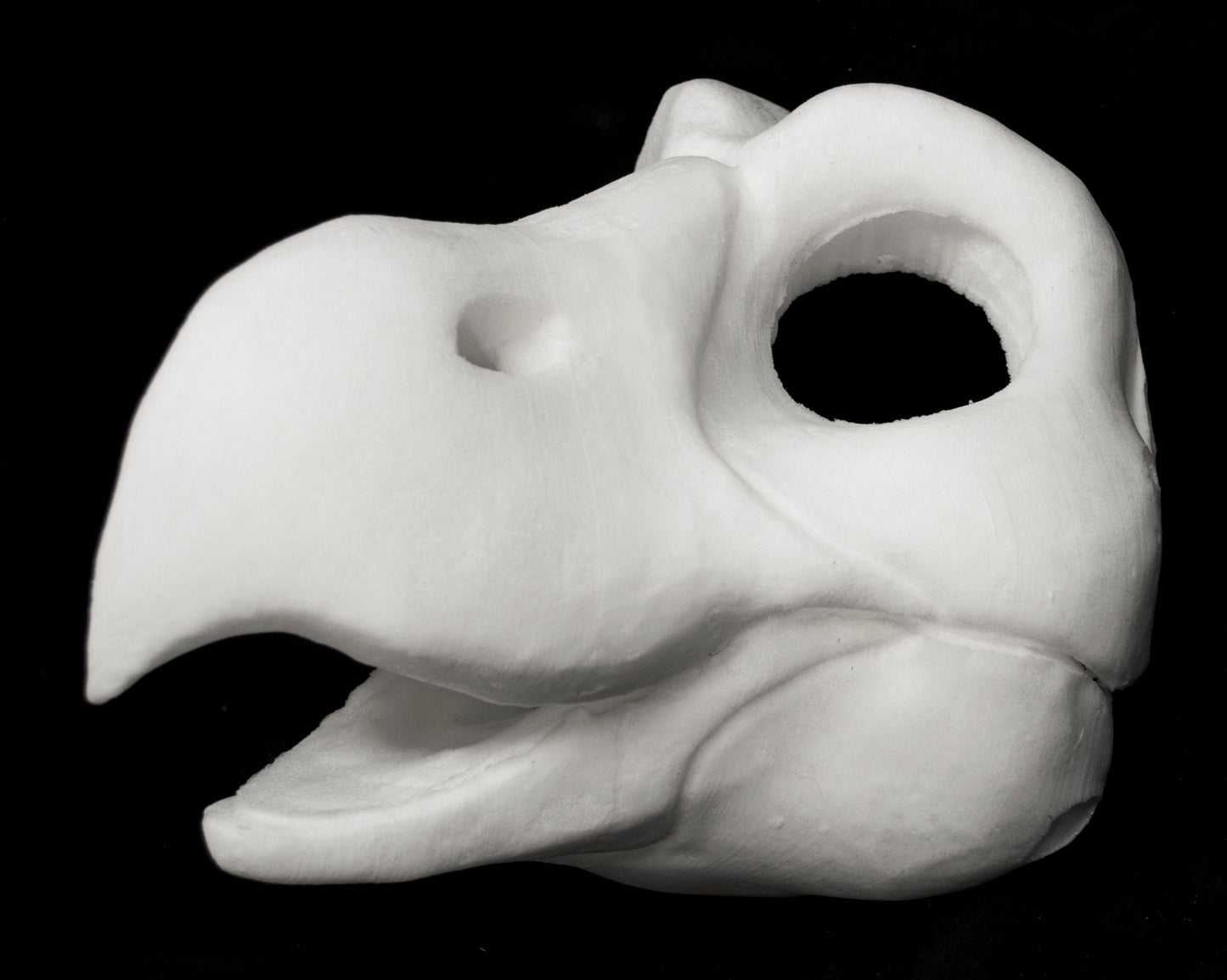 Large bird of prey bundle deal: cut and carved head base, Eyes and Feet padding, for costumes mascots and fursuits.