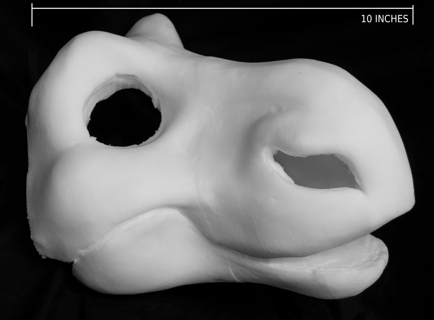 Dragon bundle three toe paws deal: cut and carved head base, Eyes and Feet padding, for costumes mascots and fursuits.
