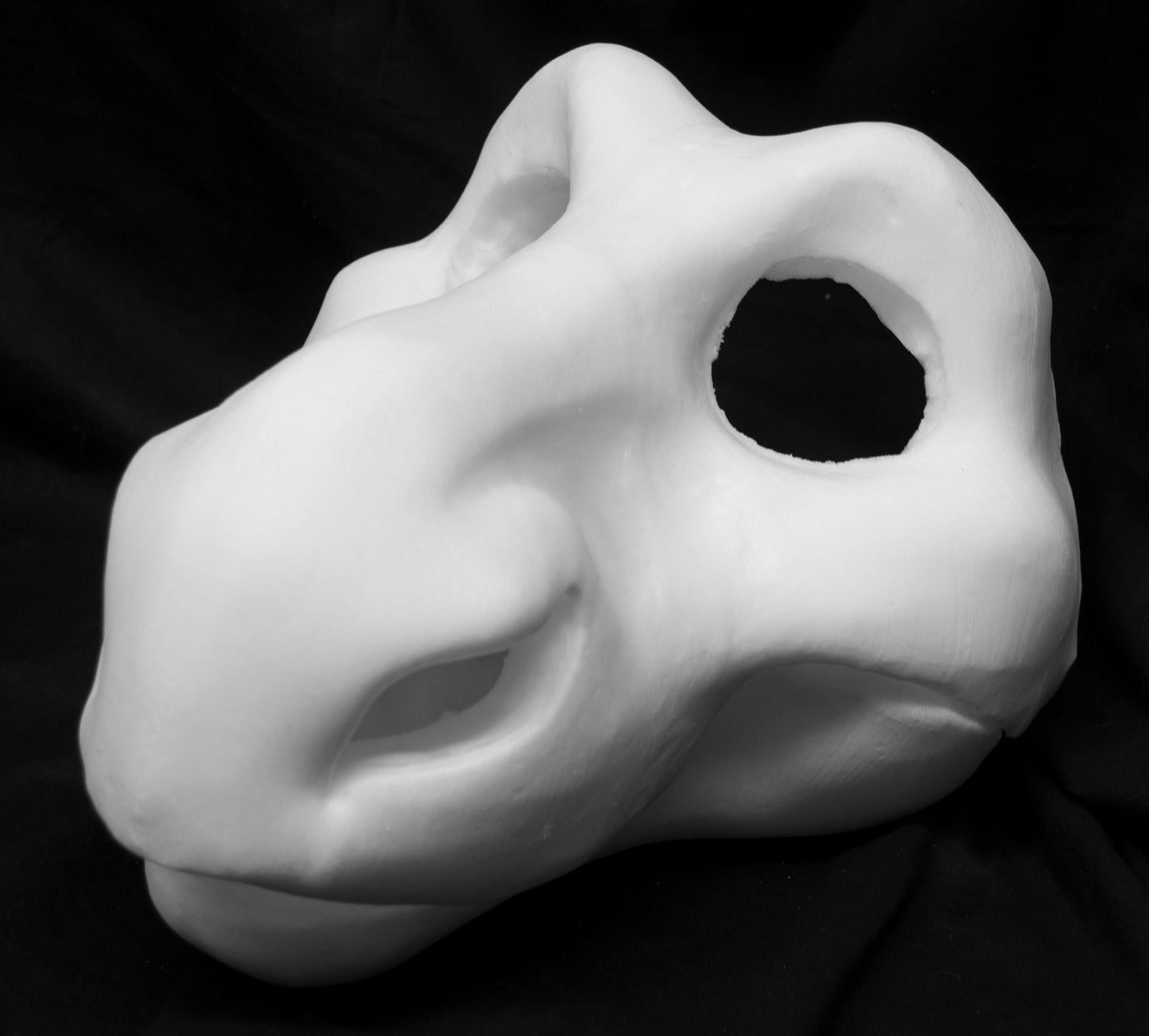 Dragon bundle three toe paws deal: cut and carved head base, Eyes and Feet padding, for costumes mascots and fursuits.
