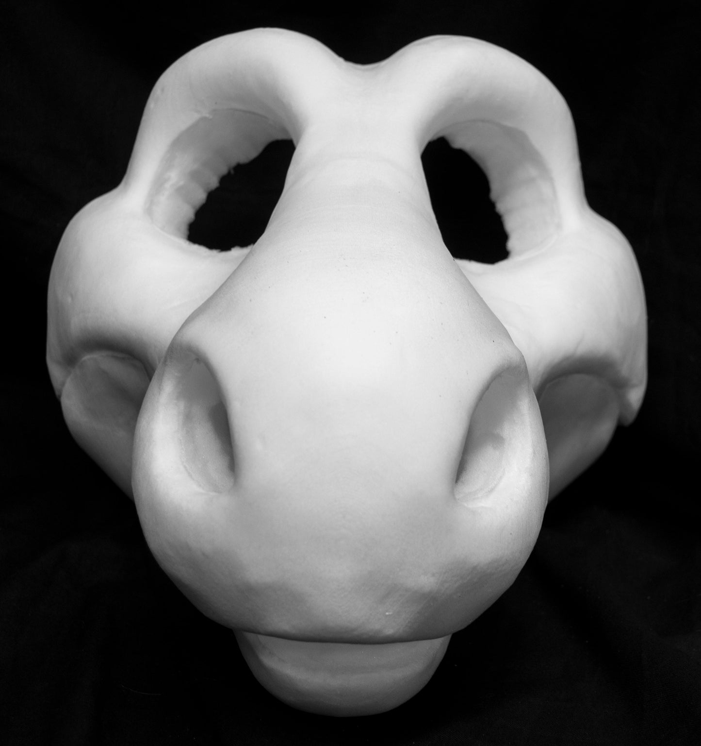 Angel dragon with hooves bundle deal: cut and carved head base, Eyes and Feet padding, for costumes mascots and fursuits.