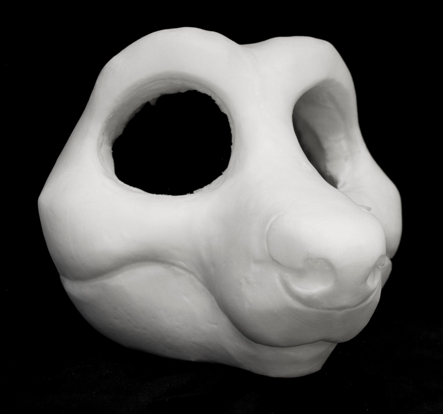Kemono canine bundle deal: cut and carved head base, Eyes and Feet padding, for costumes mascots and fursuits.