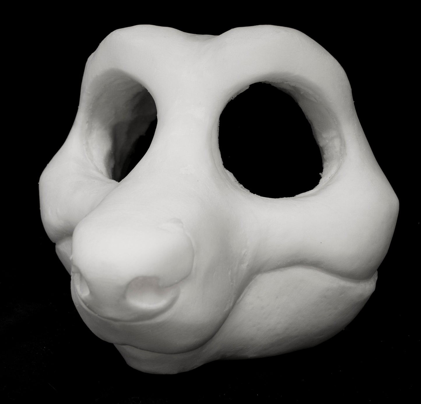 Kemono canine bundle deal: cut and carved head base, Eyes and Feet padding, for costumes mascots and fursuits.