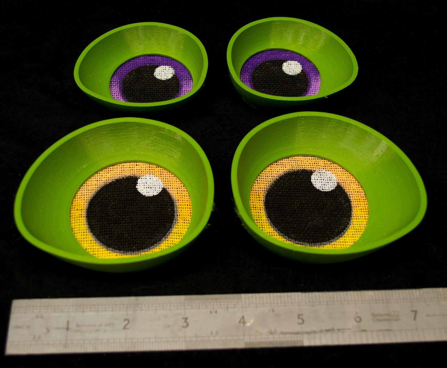 Large Green Toony follow me eyes for costumes, fursuits and mascots, 1 pair (Many colours and custom painted options) Waterproof