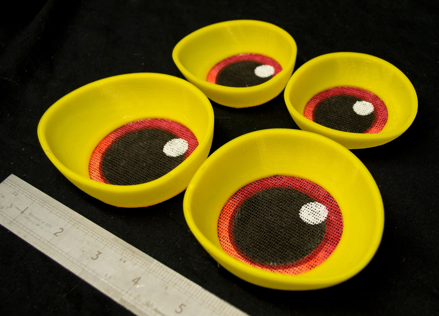 Large Yellow Toony follow me eyes for costumes, fursuits and mascots, 1 pair (Many colours and custom painted options) Waterproof