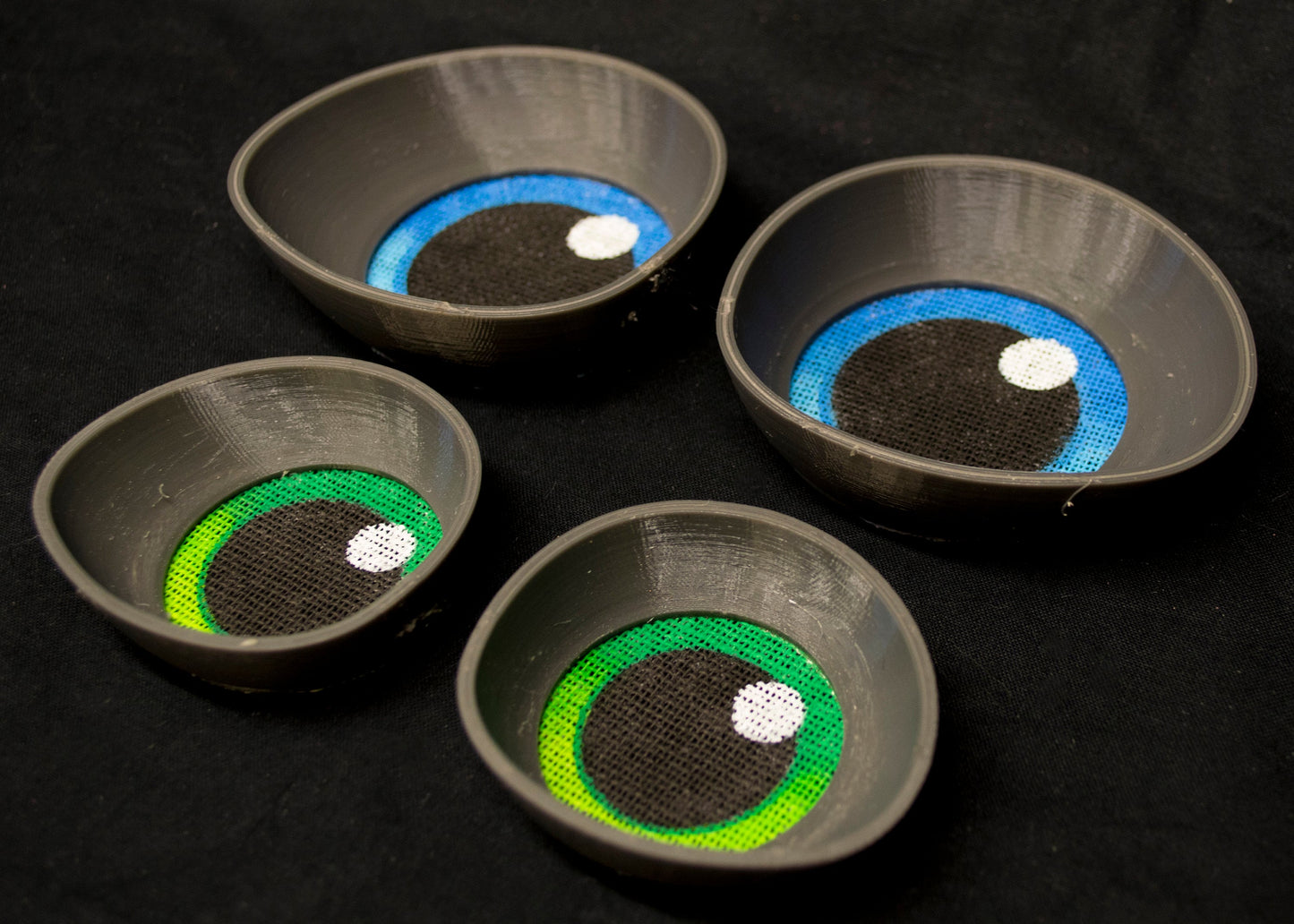 Large Grey Toony follow me eyes for costumes, fursuits and mascots, 1 pair (Many colours and custom painted options) Waterproof