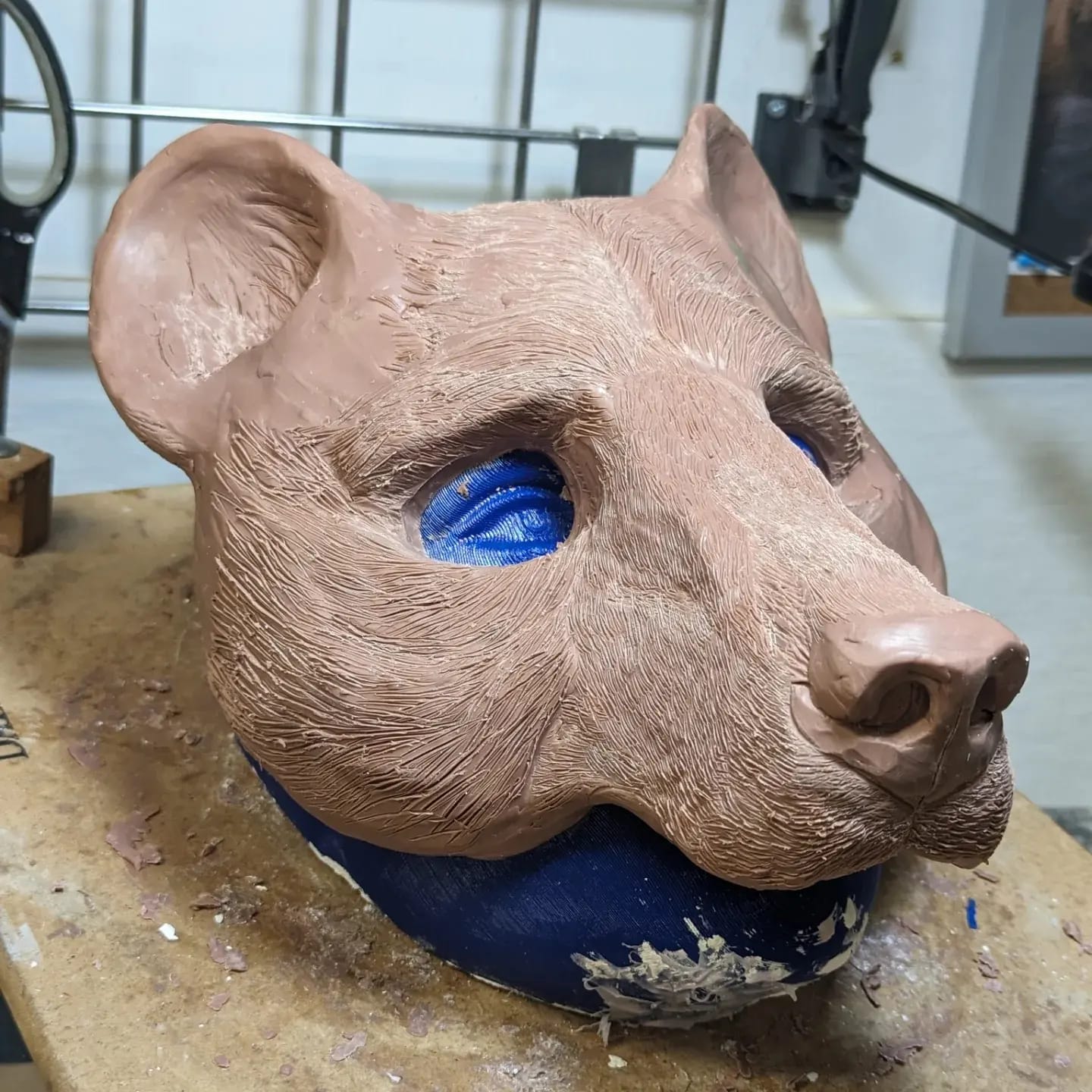 Pre-order Awaykin mask base sculpt