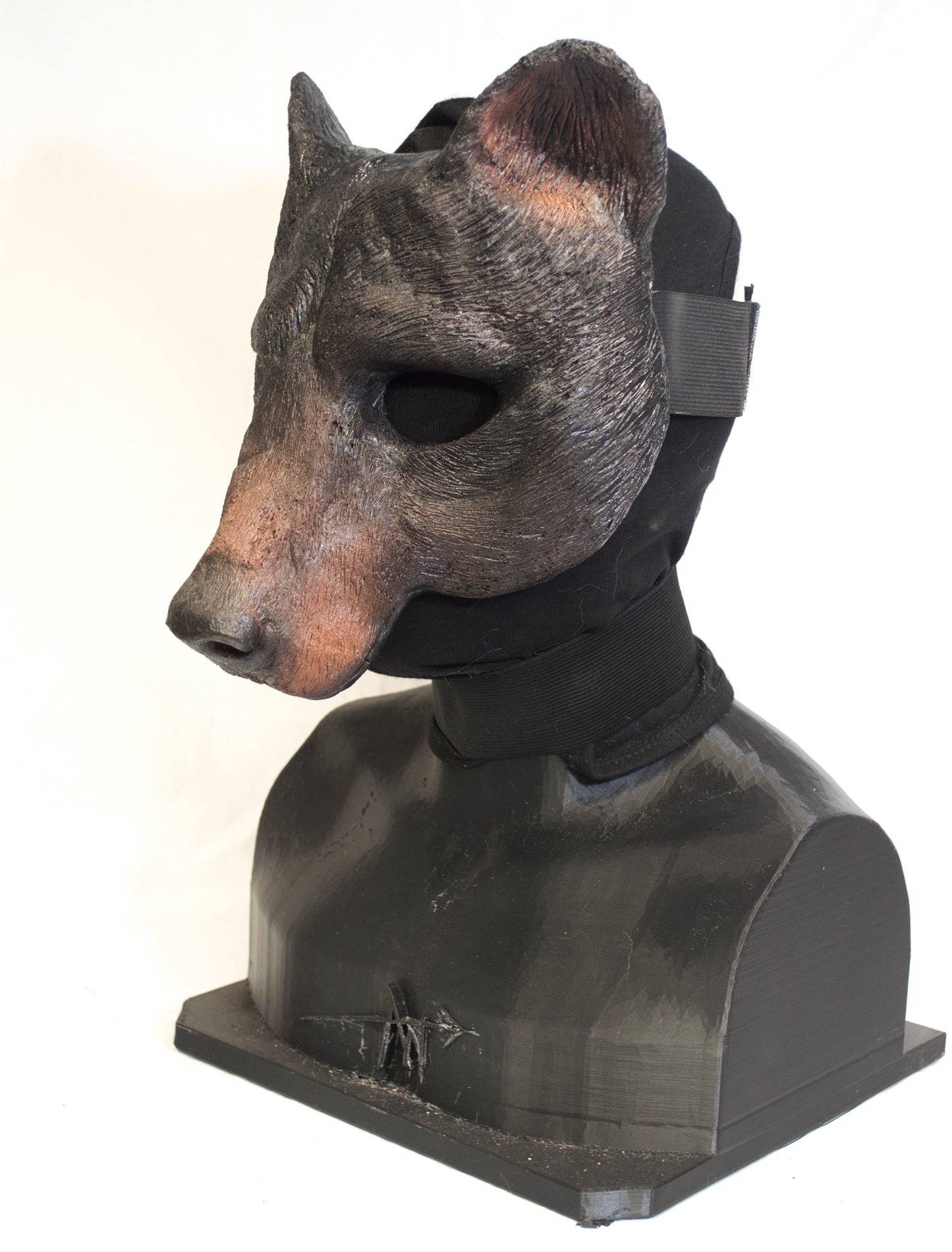 Awaykin Black bear Made to order combat friendly LARP half mask